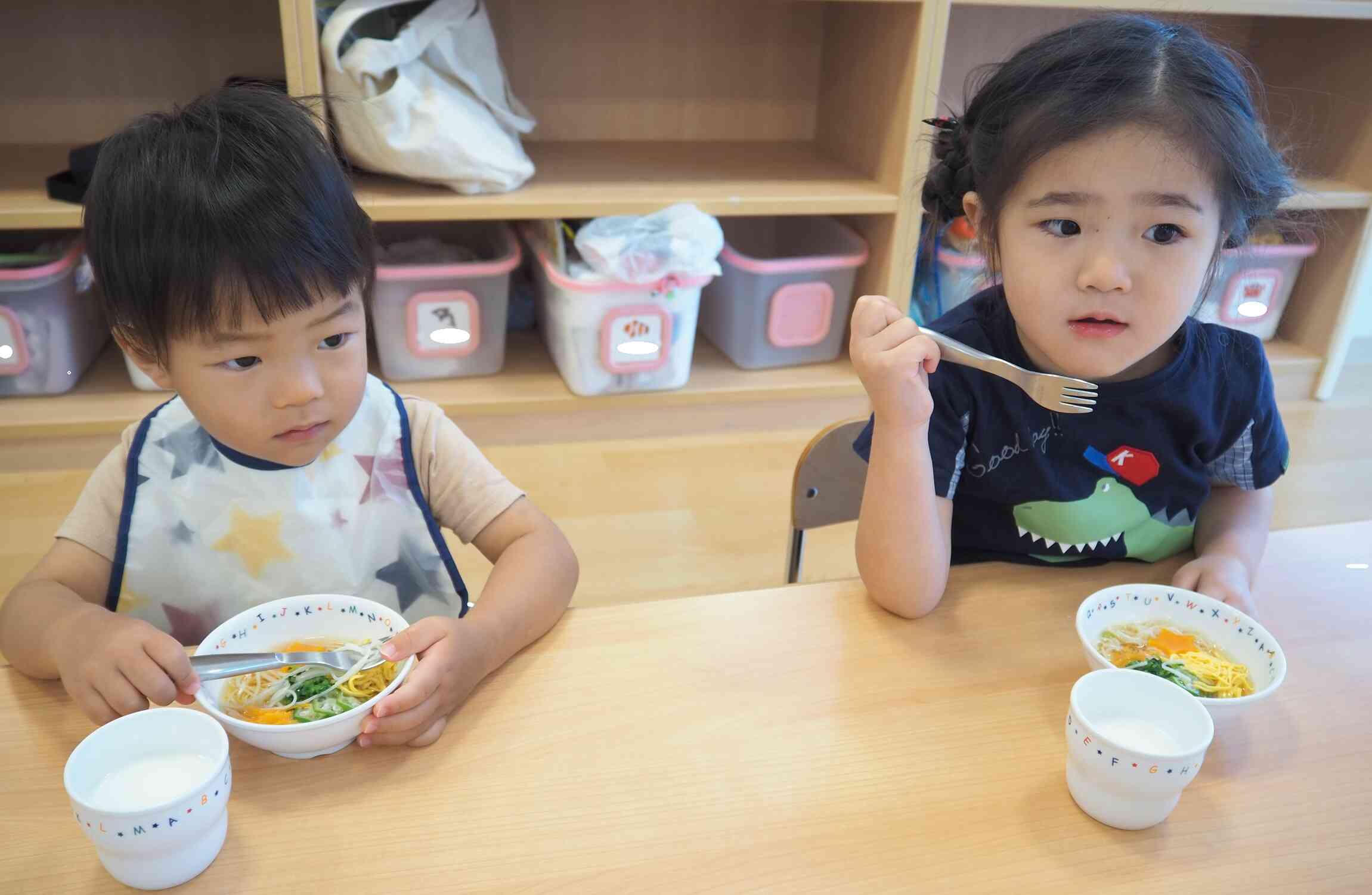 今日のおやつは『そうめん』