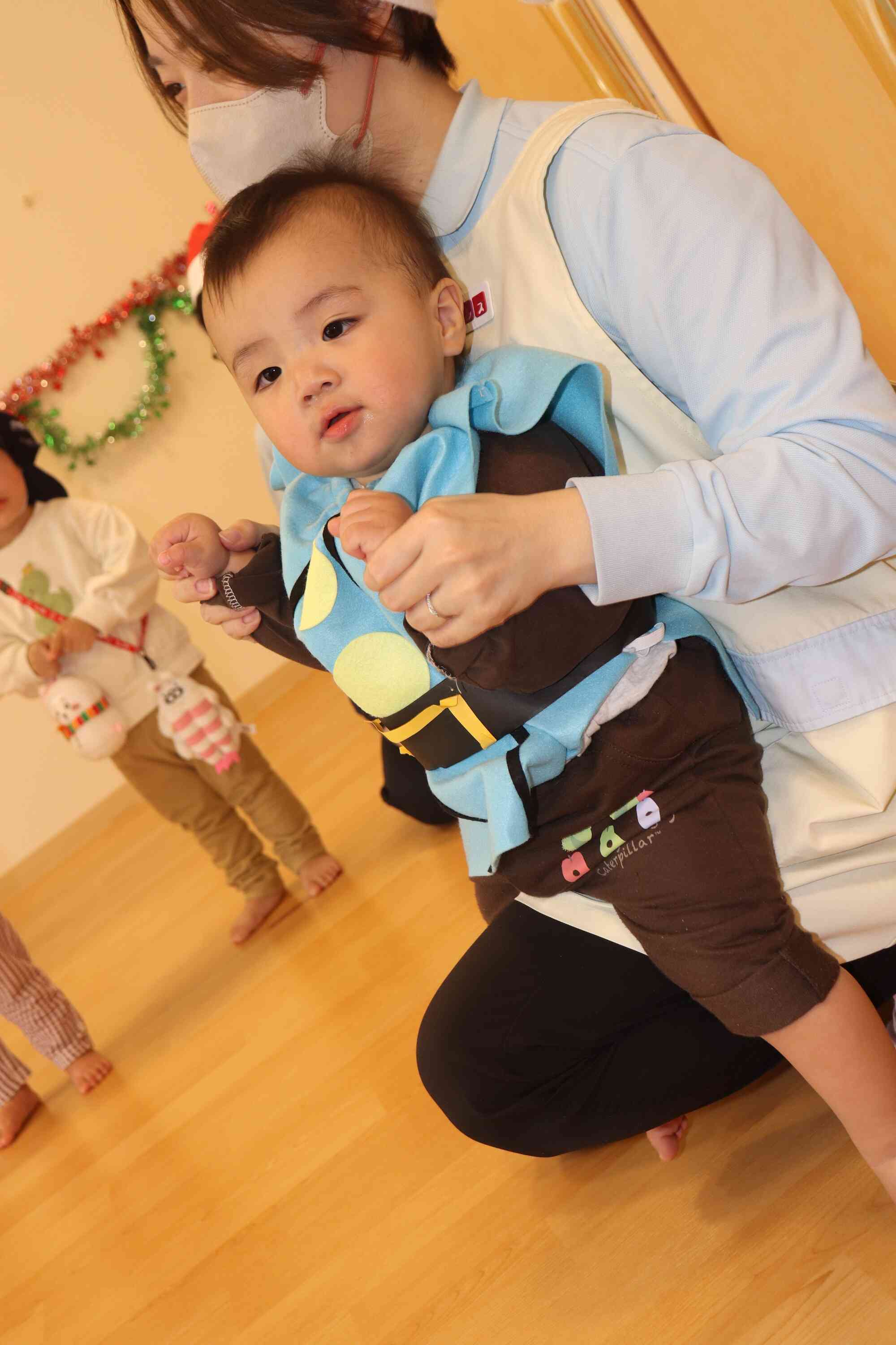 先生と一緒にダンス♪