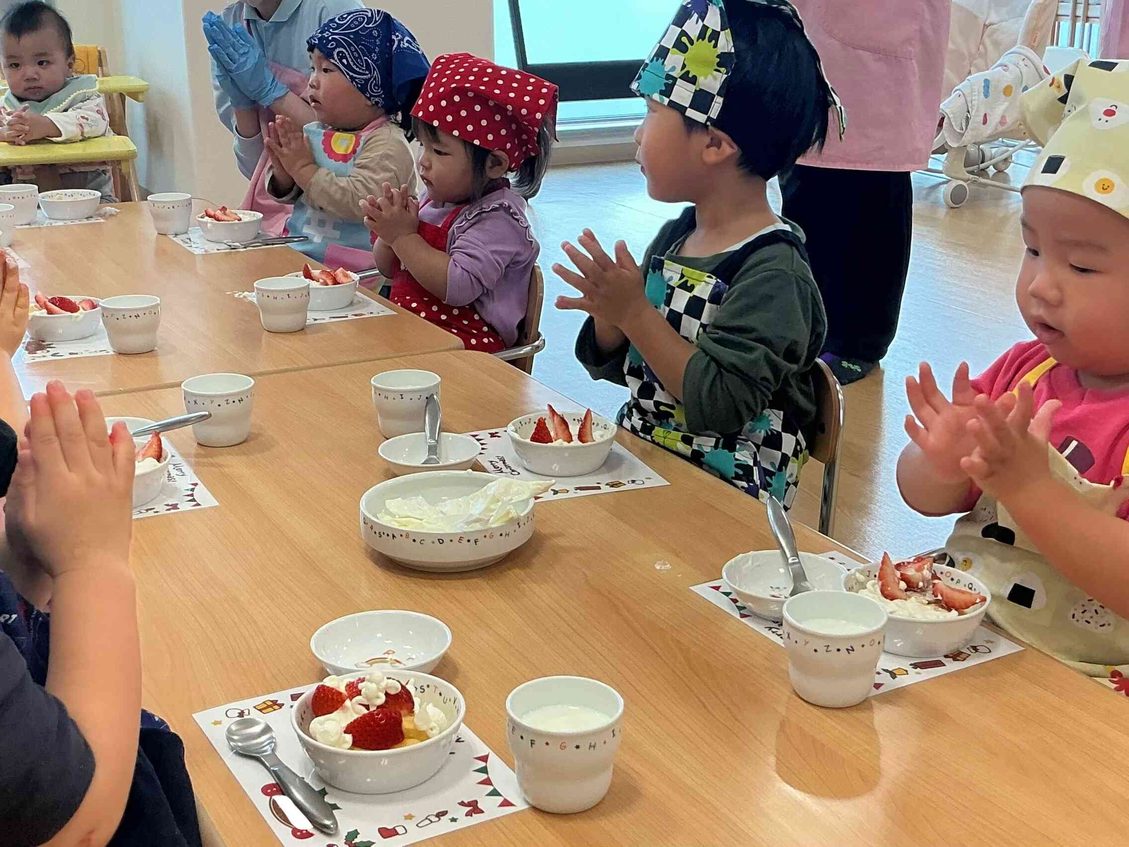 みんなでいただきまーす！