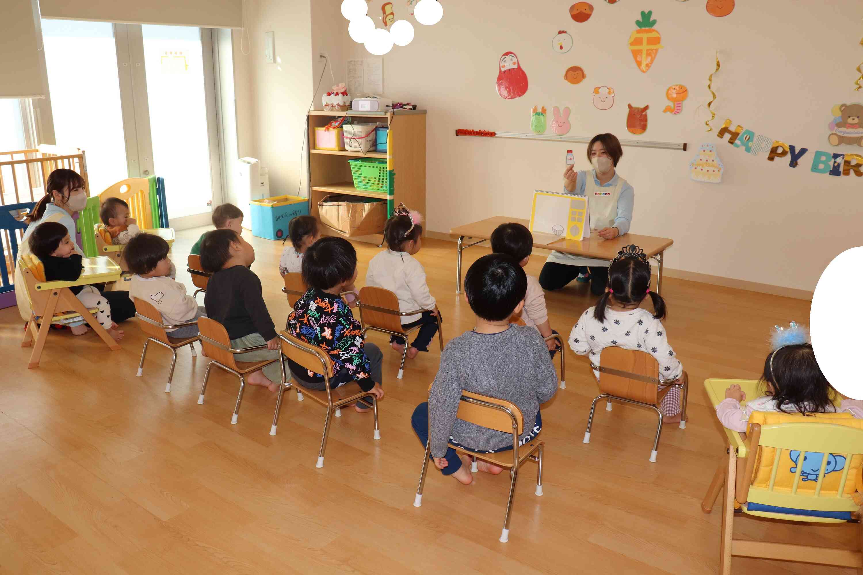 保育者の出し物では…