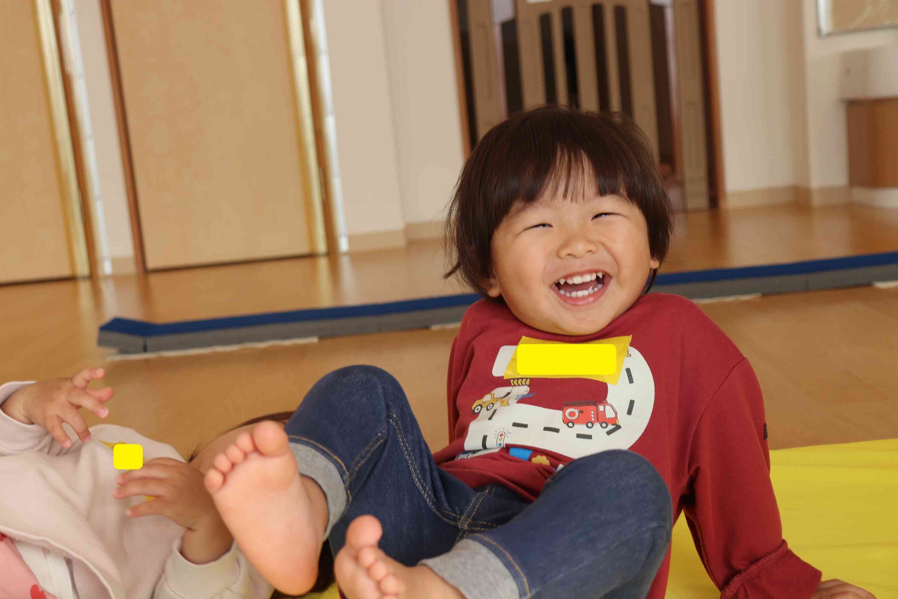 ころがっちゃった～！