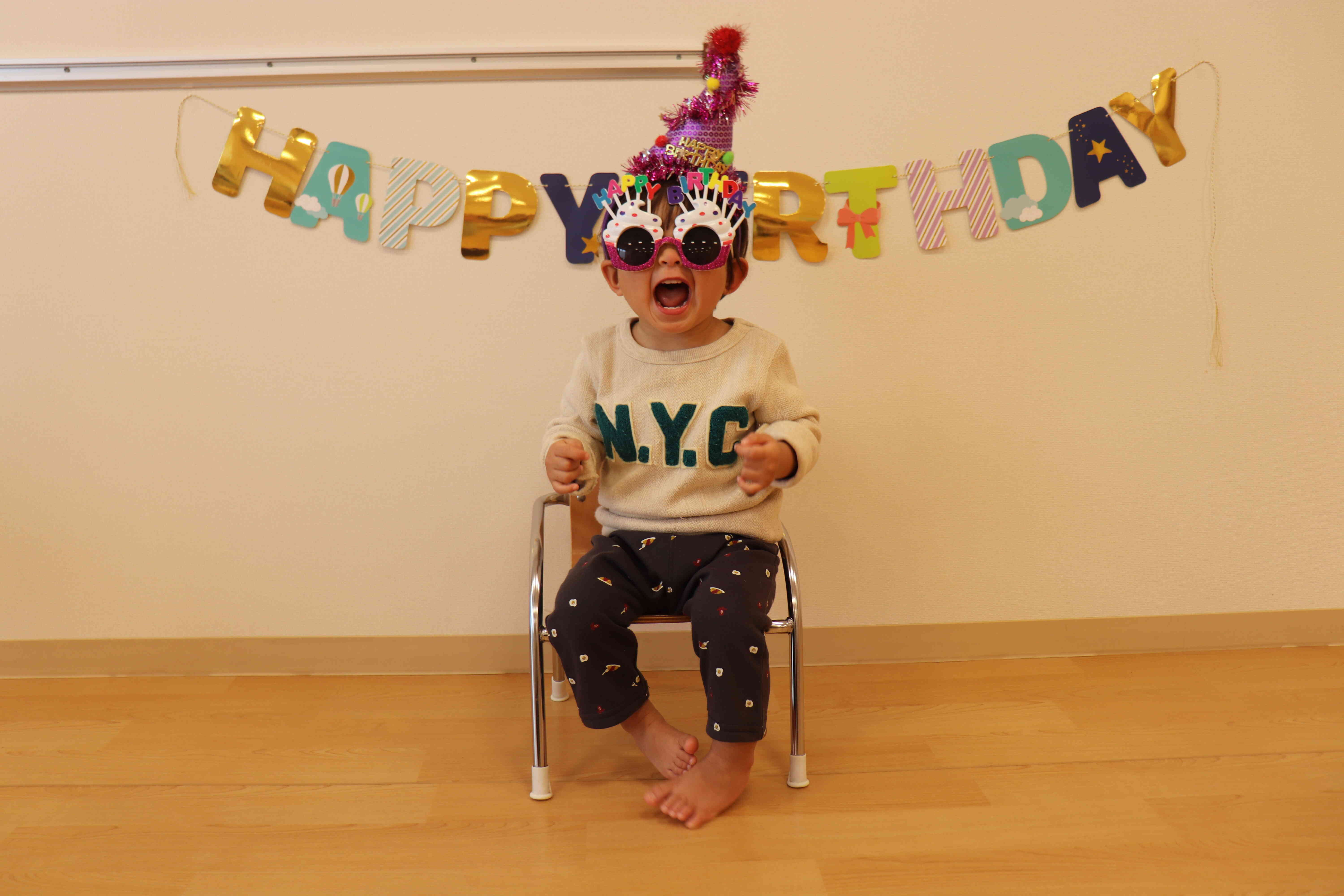 2歳のお誕生日おめでとう!素敵な1年になりますように☆