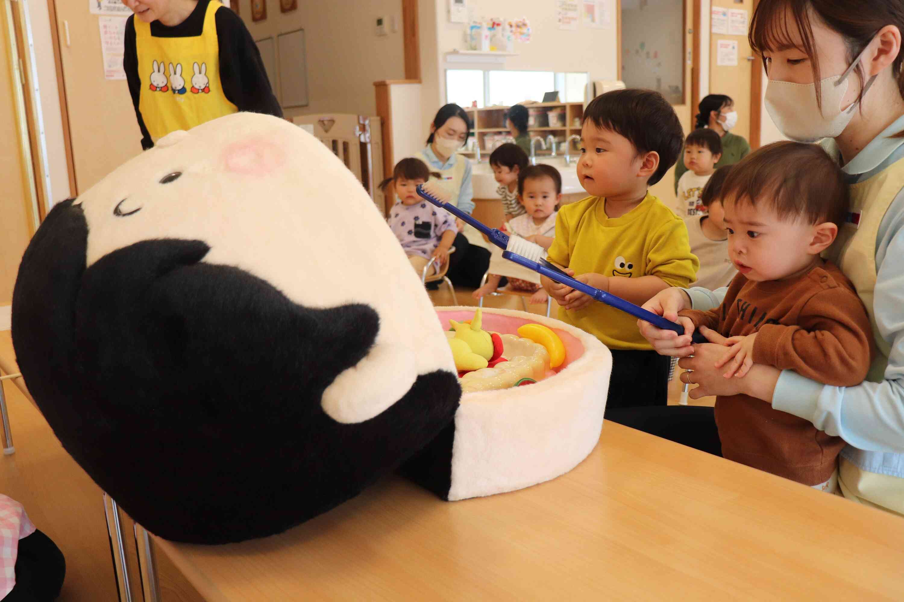 はみがき体験！