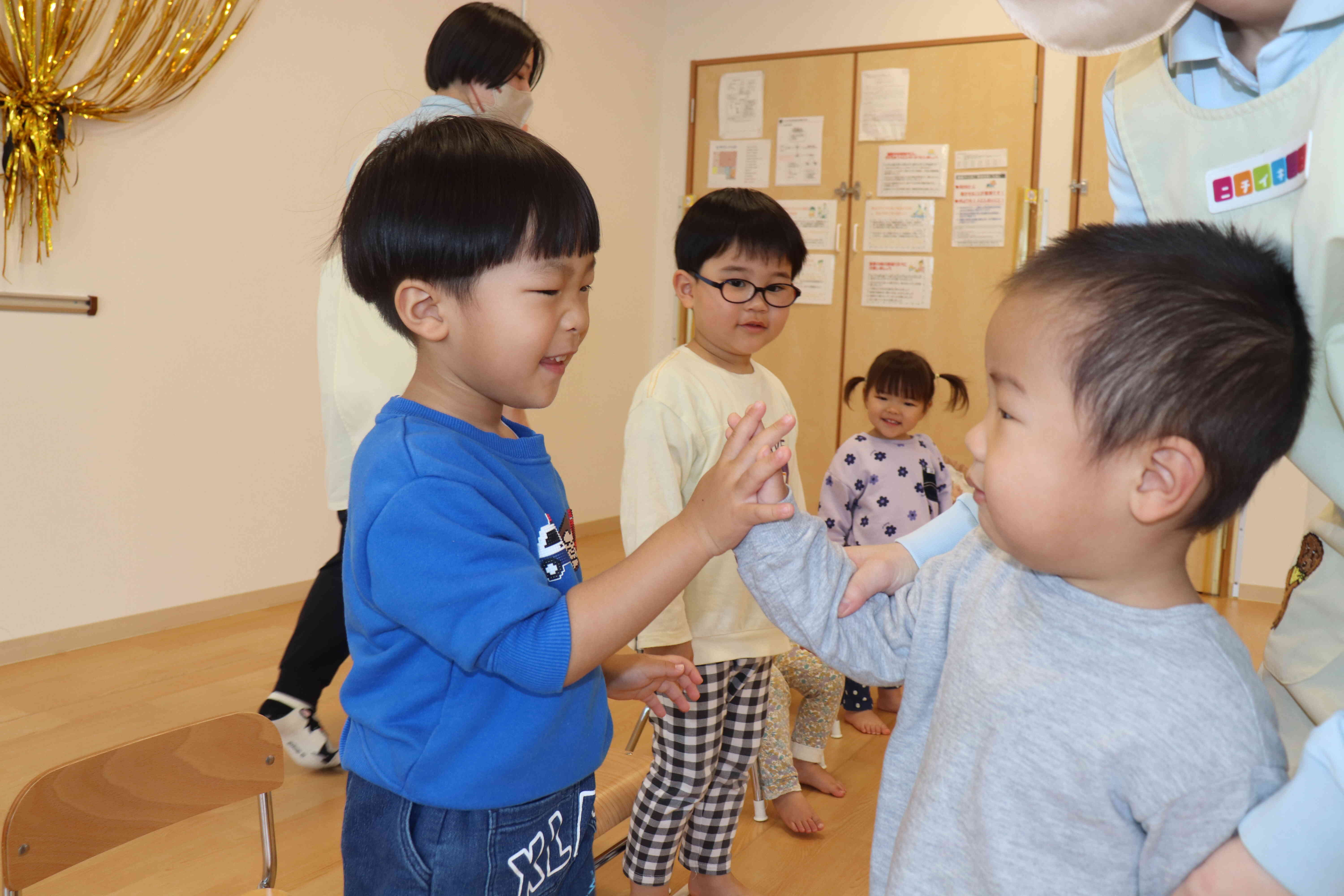 「たくさんあそんでくれてありがとう」