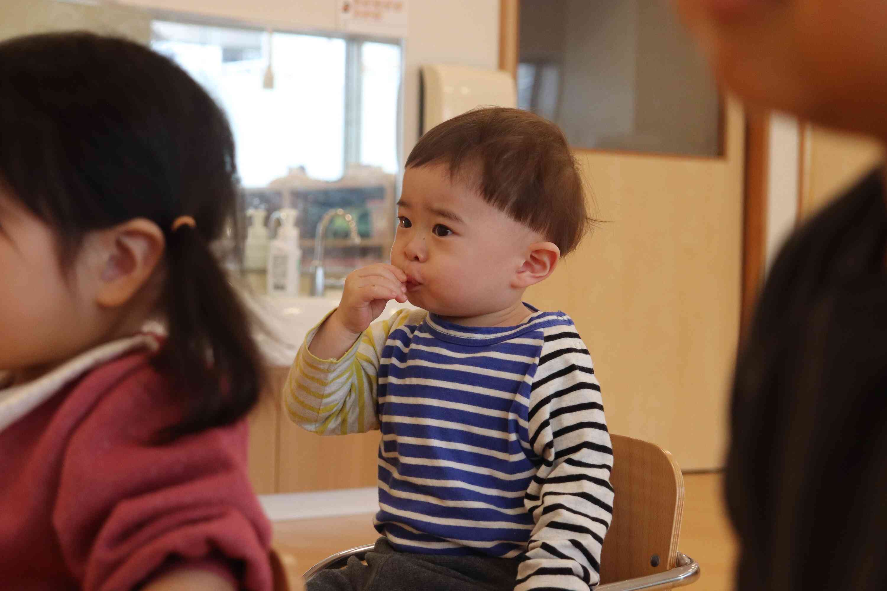 美味しそうなケーキが完成して・・・「ぱくっ！」