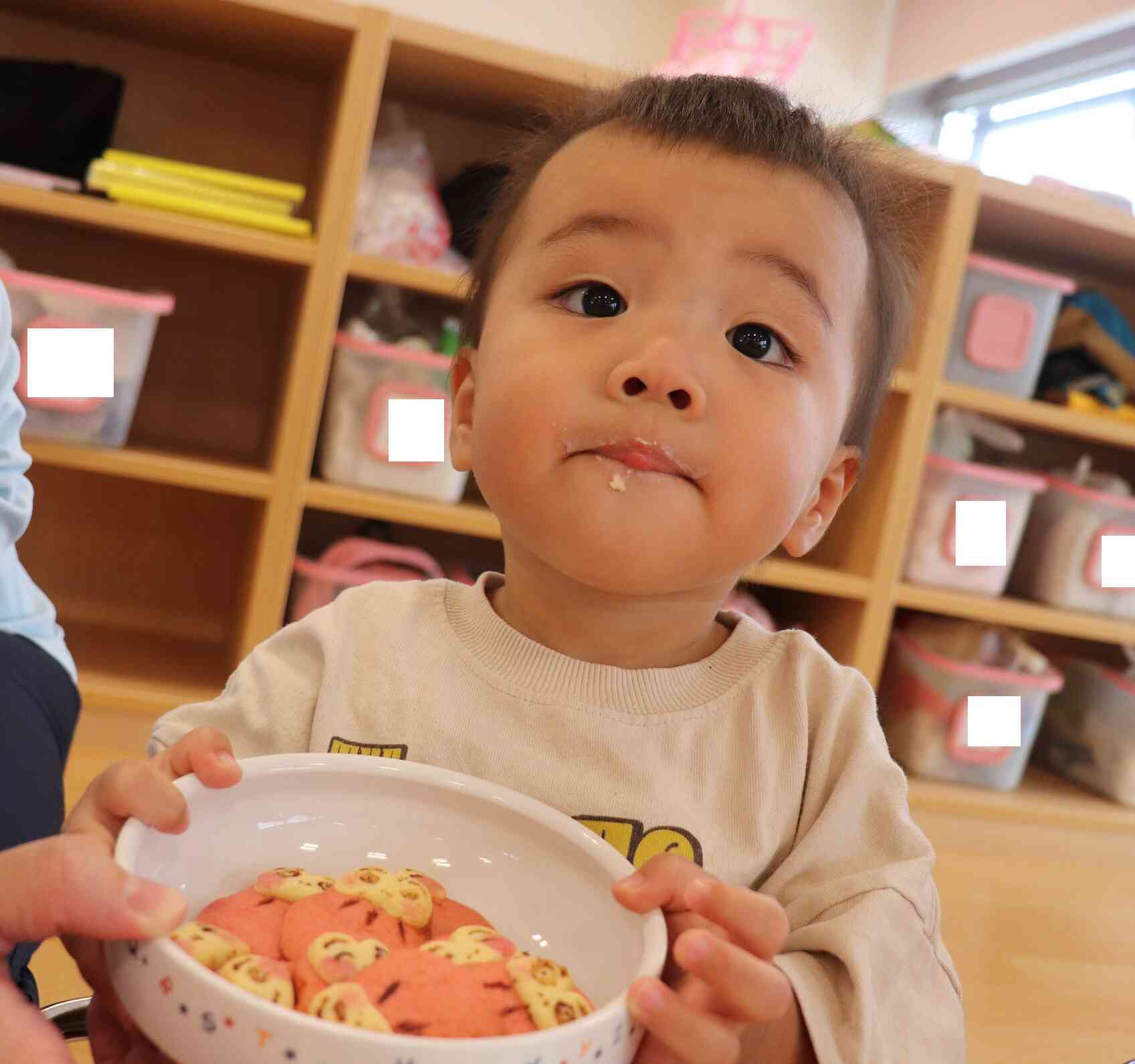 おかわり用に準備していたクッキーもみんなペロリ。