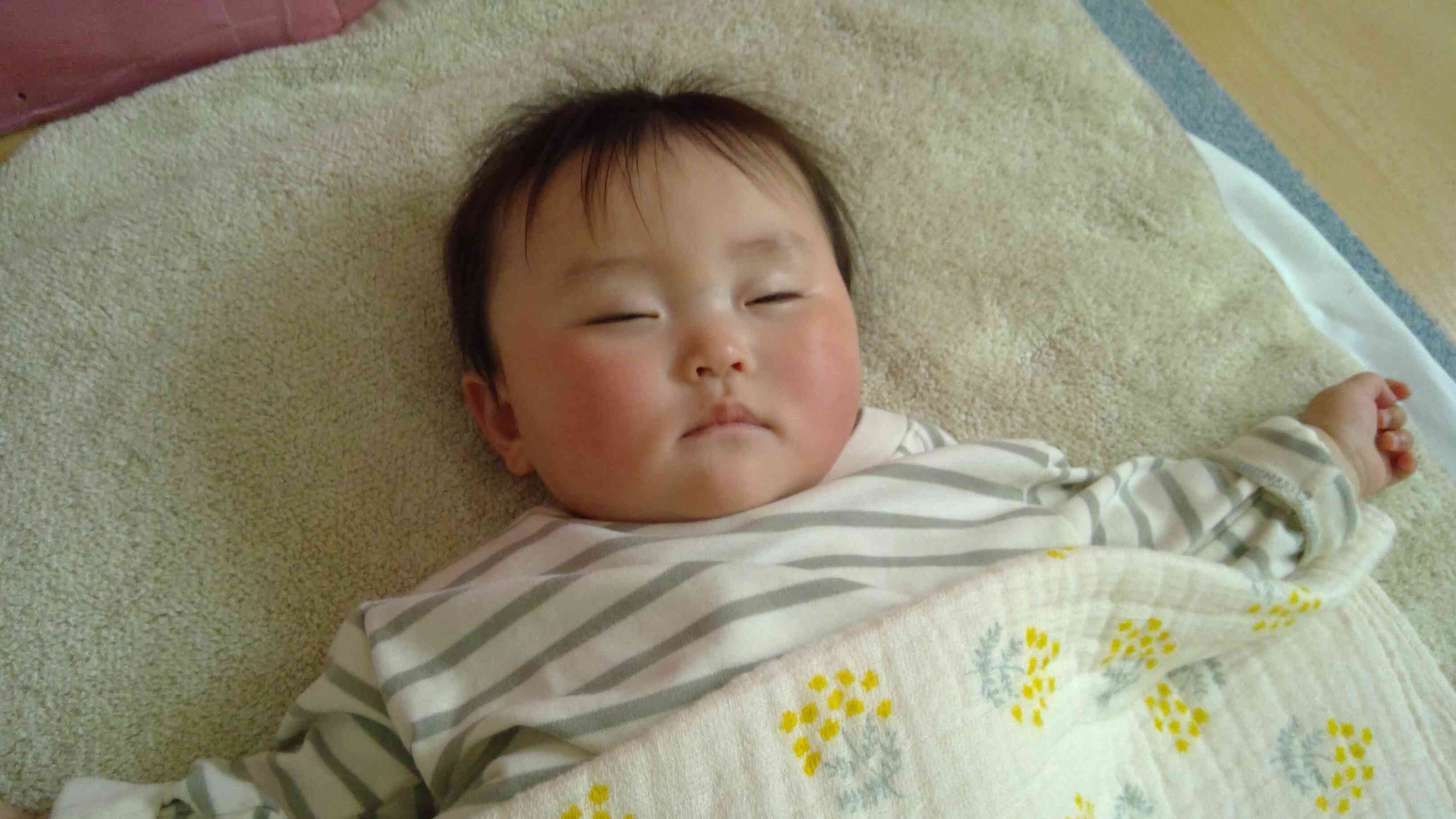 わたしもぐっすり。