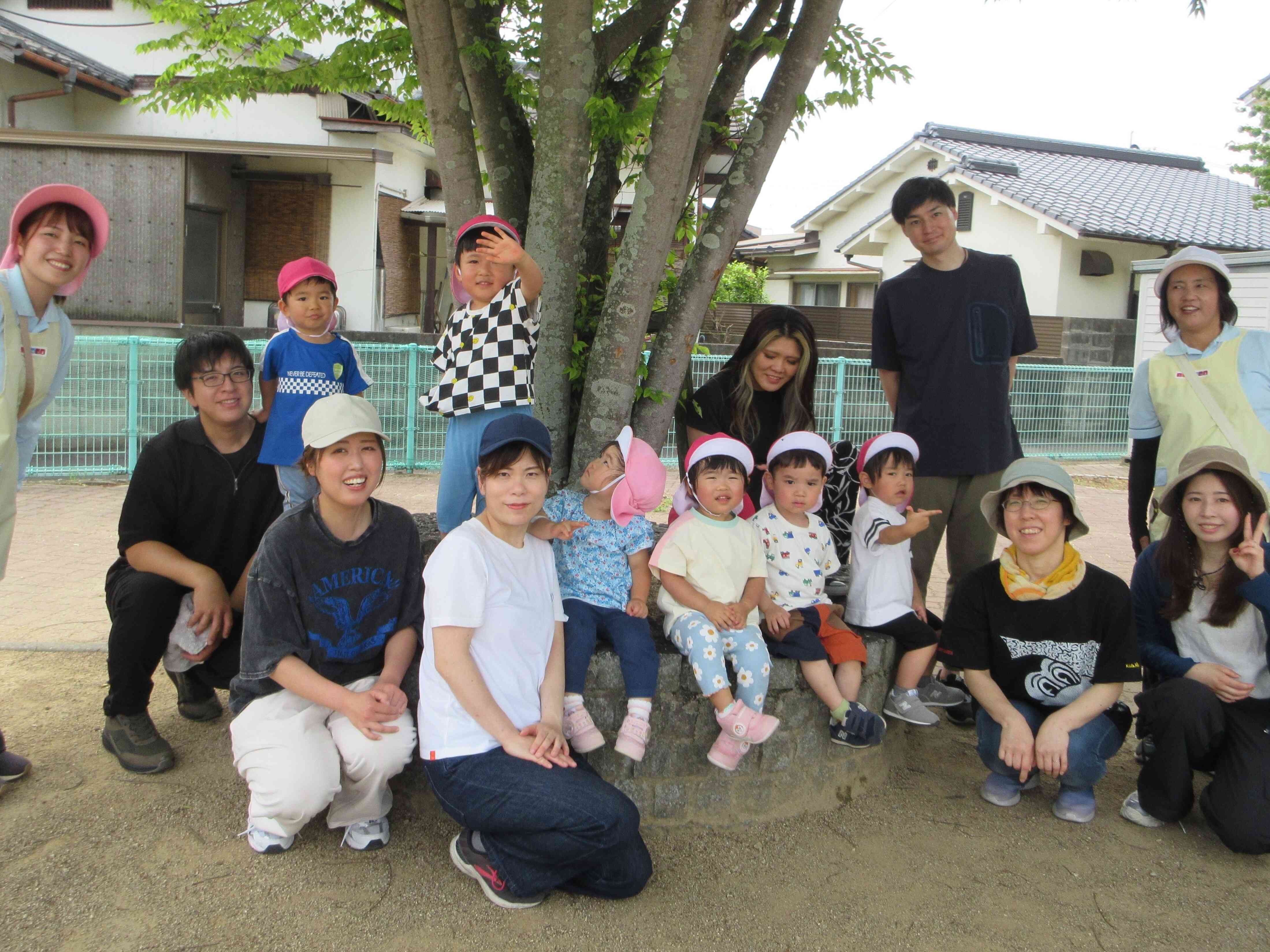 みんなでハイポーズ！