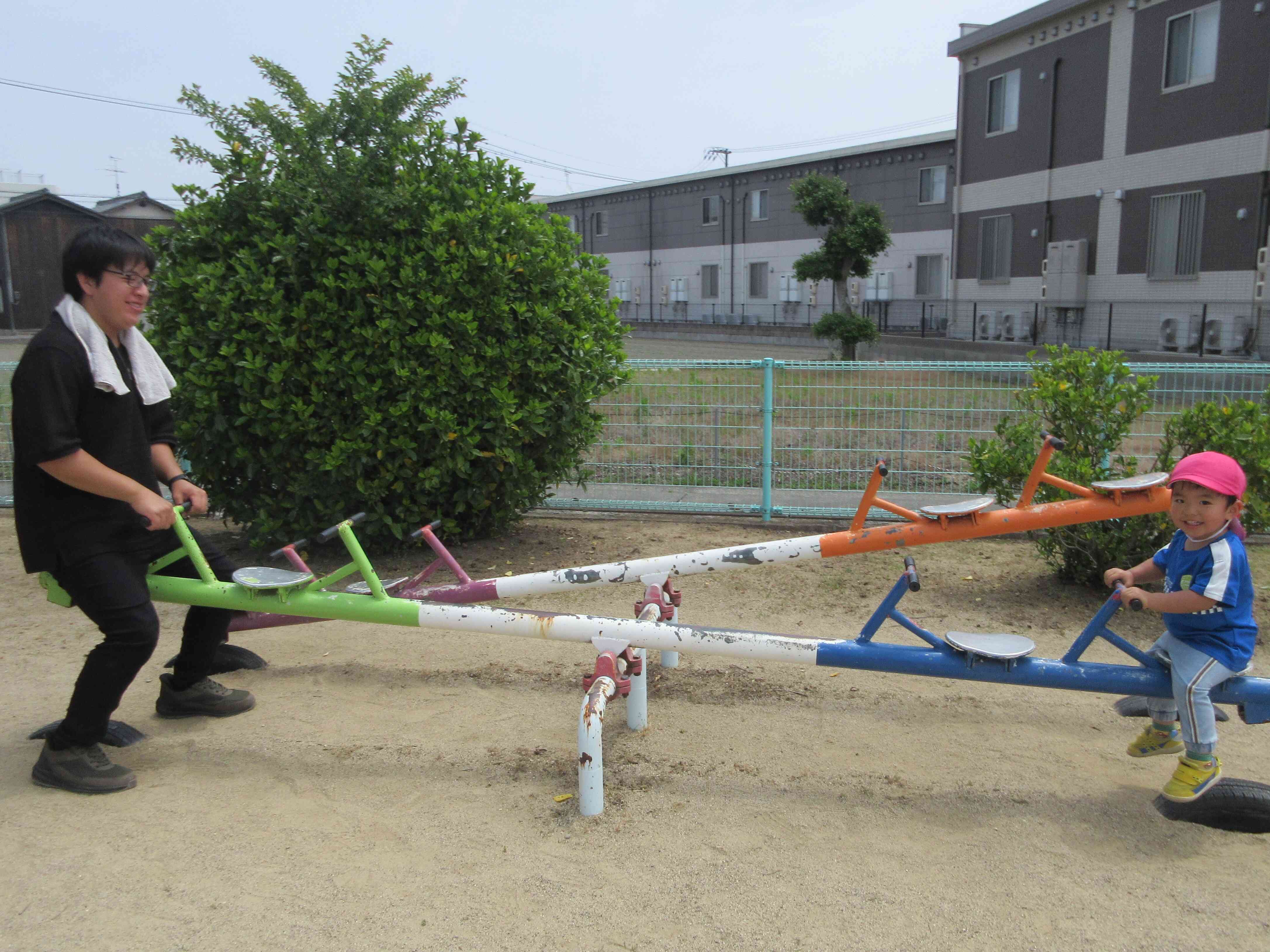1人でも上手に乗れるよ。