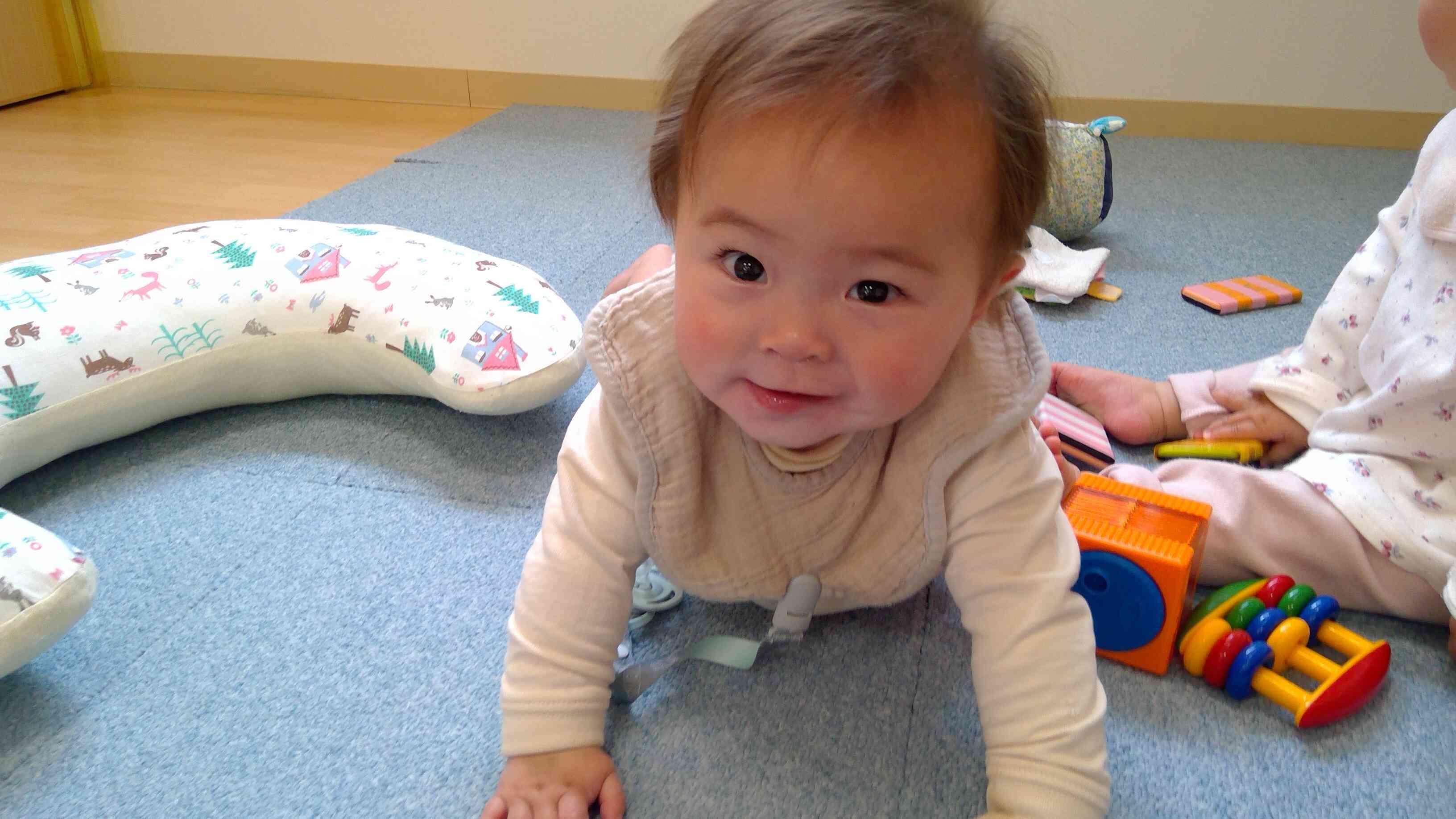 1か月で成長がいっぱいひよこ組の子どもたち！