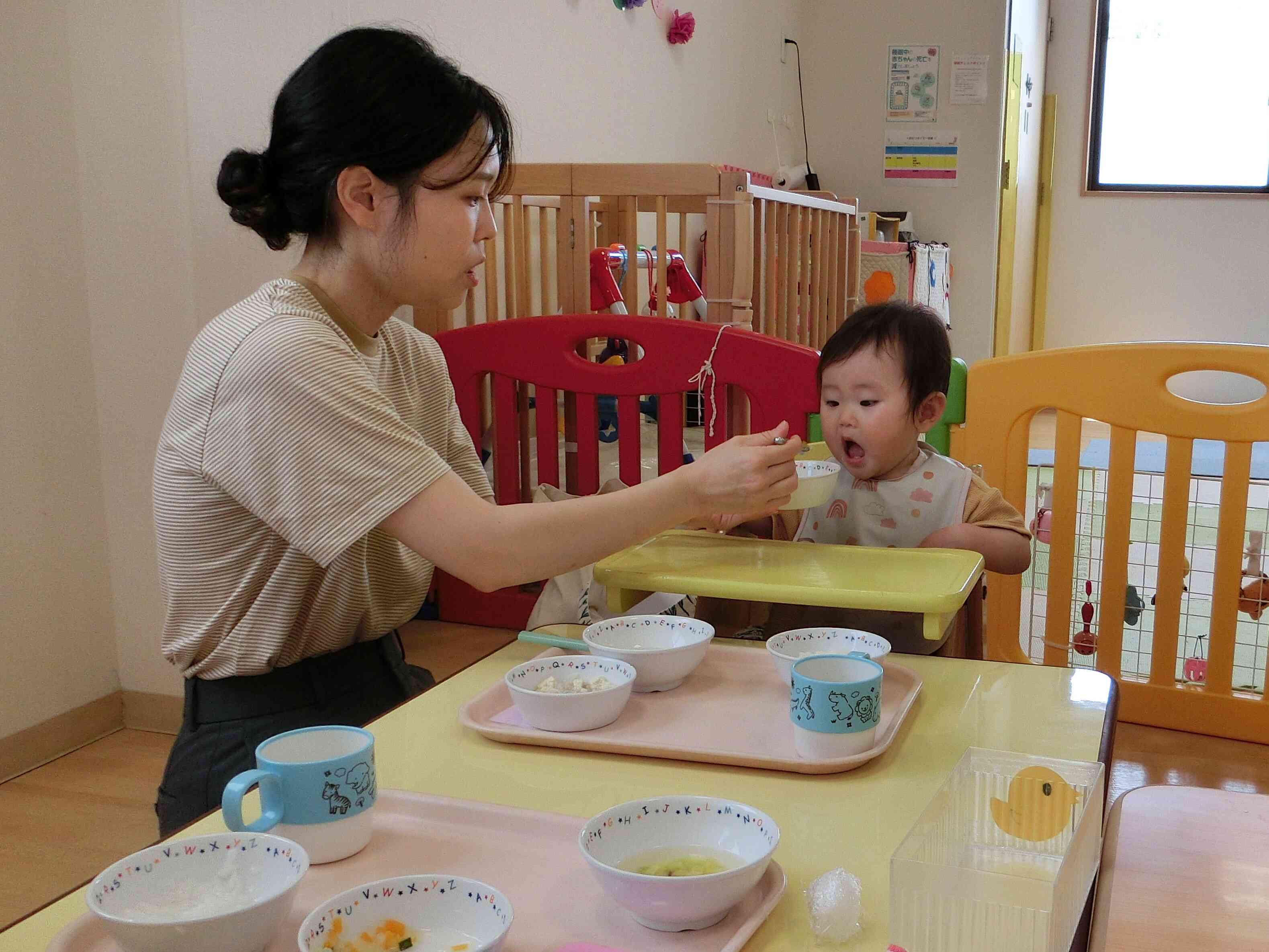 大きなお口で食べれるよ！
