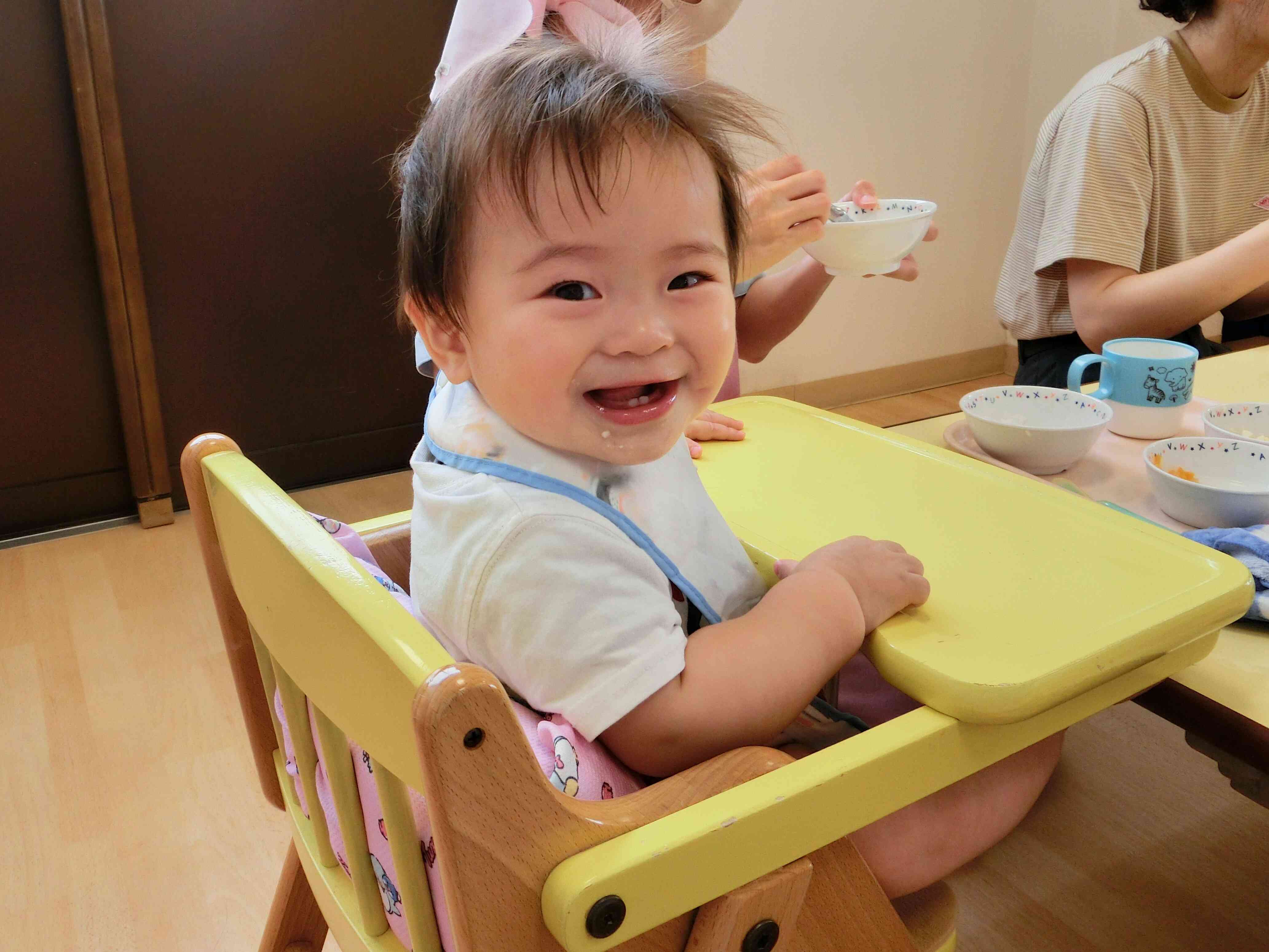 見て見て、いっぱい食べたよ！