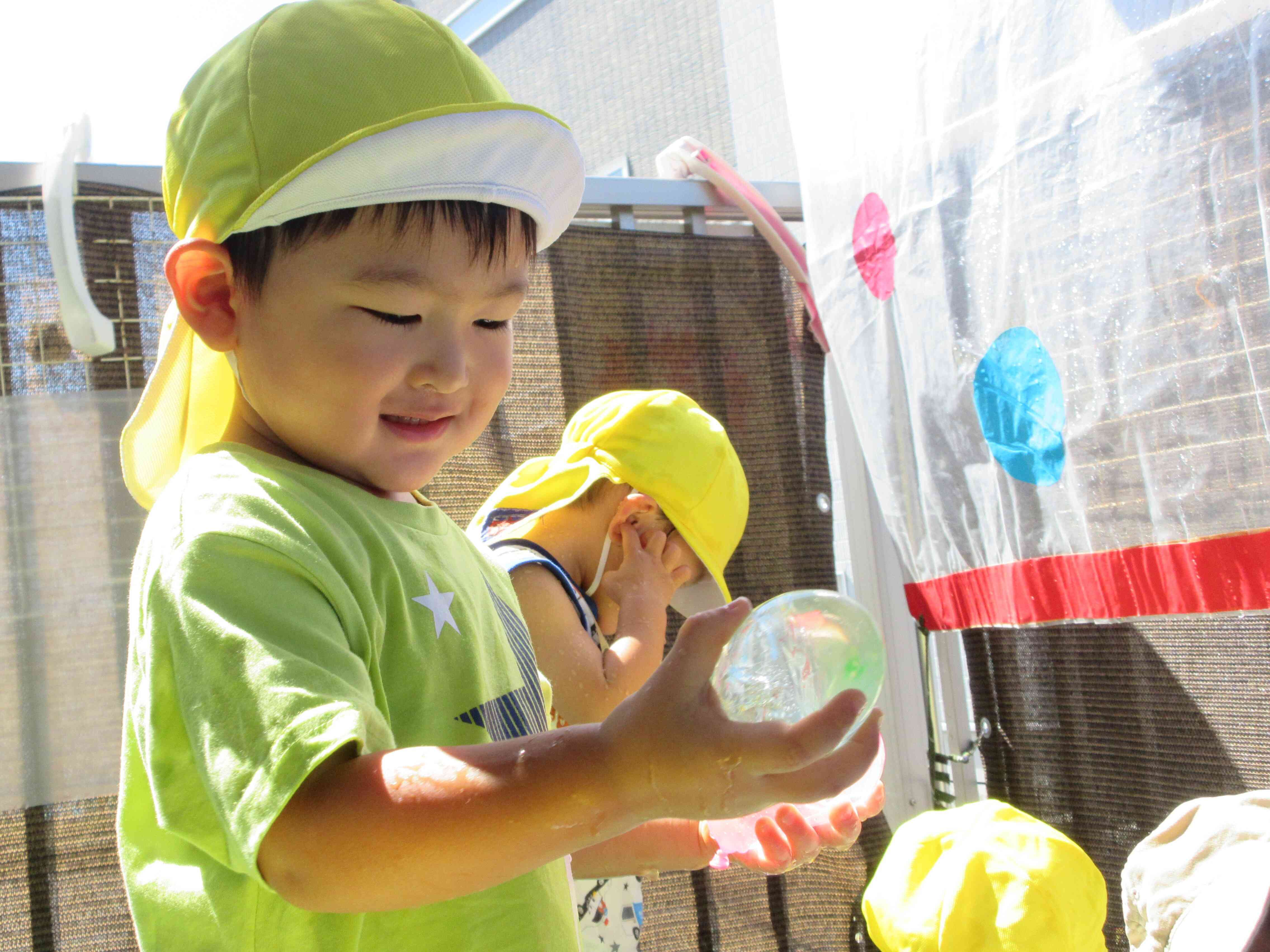 水風船綺麗だよ！