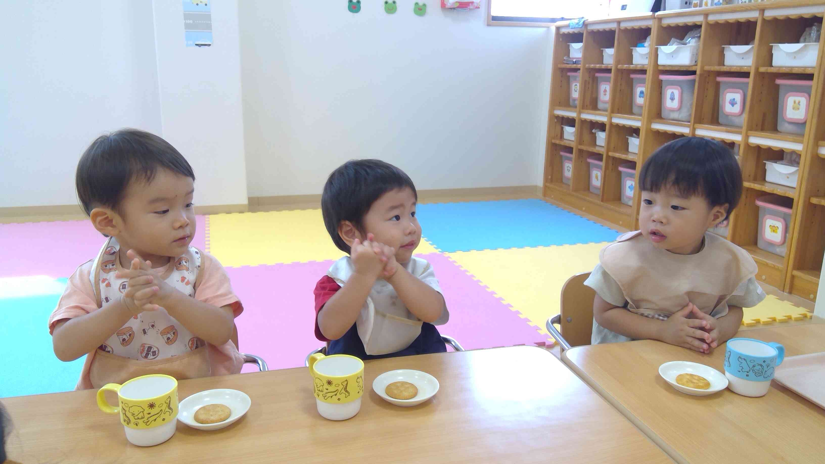 おいしい時間　あひる組（１歳児）