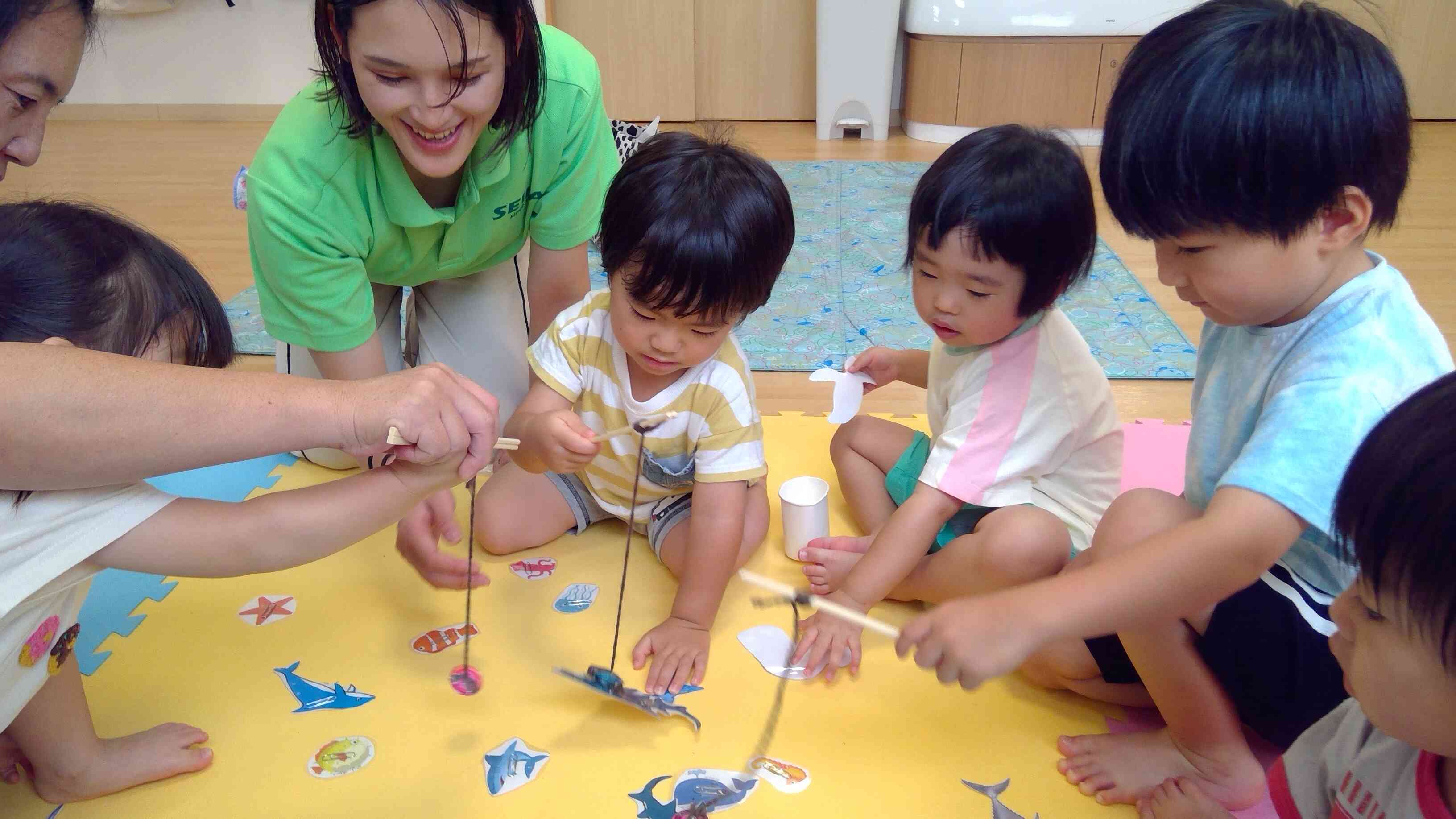 カップに入れて