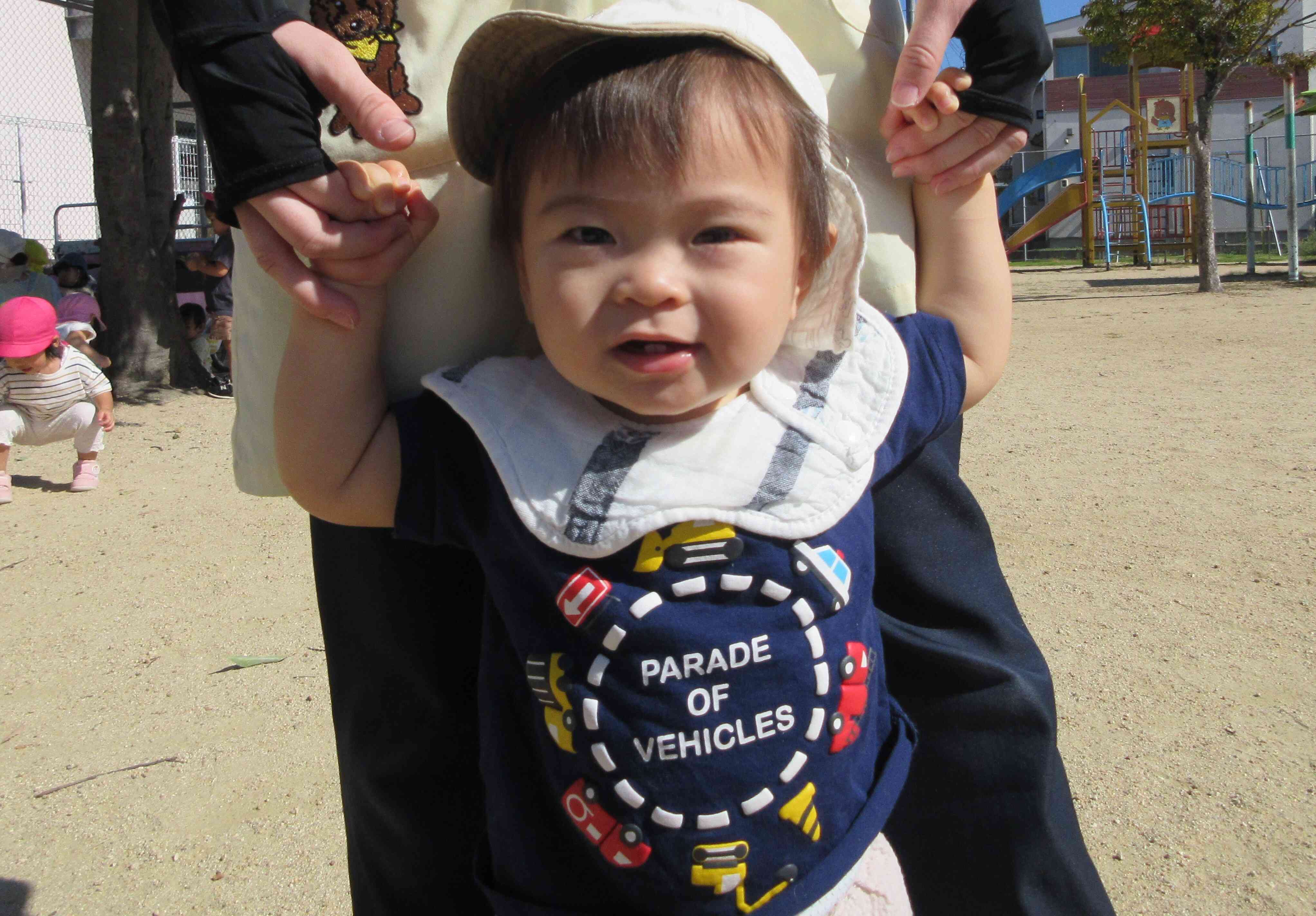 上手に歩けるよ。