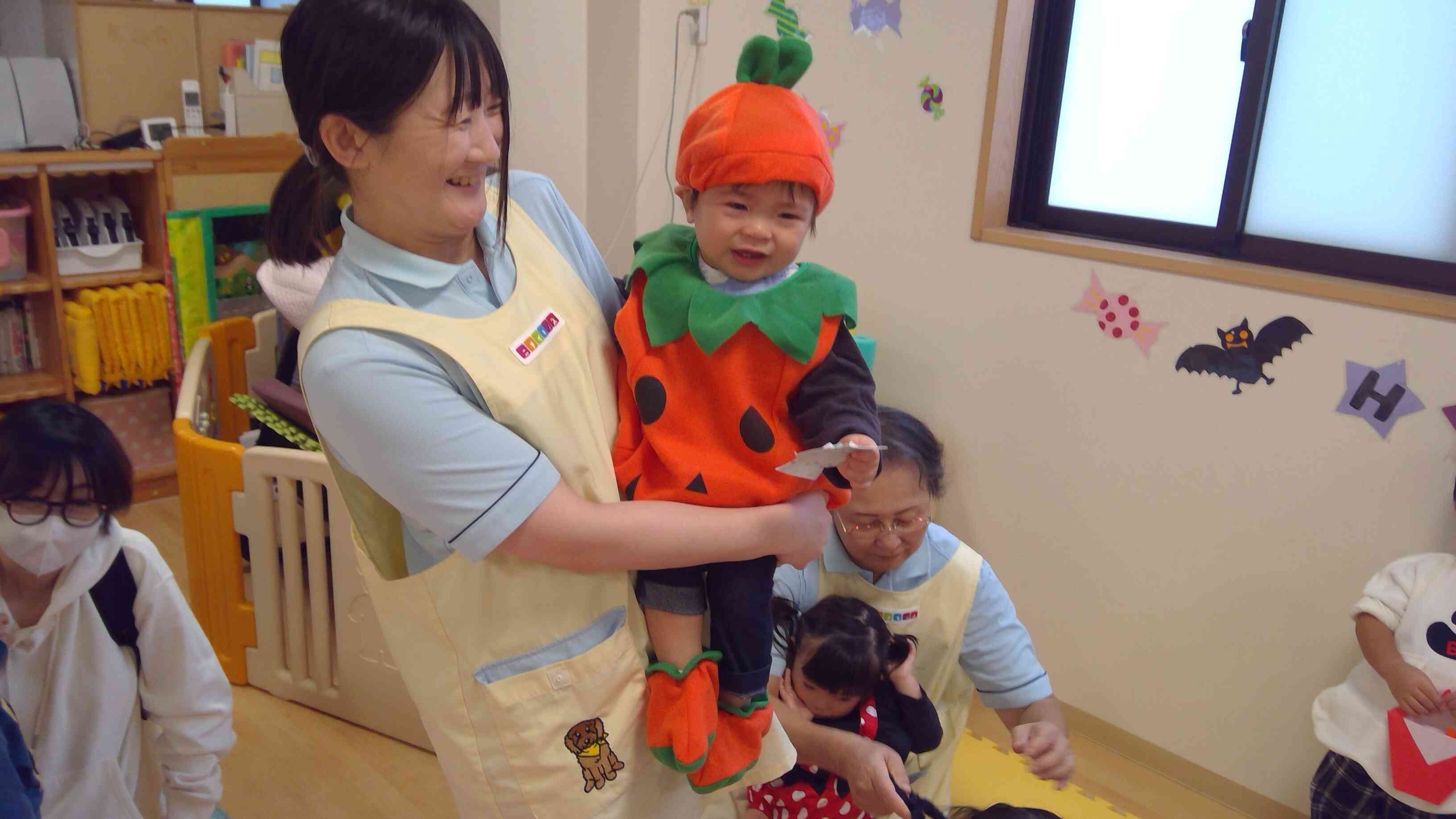 かぼちゃに変身