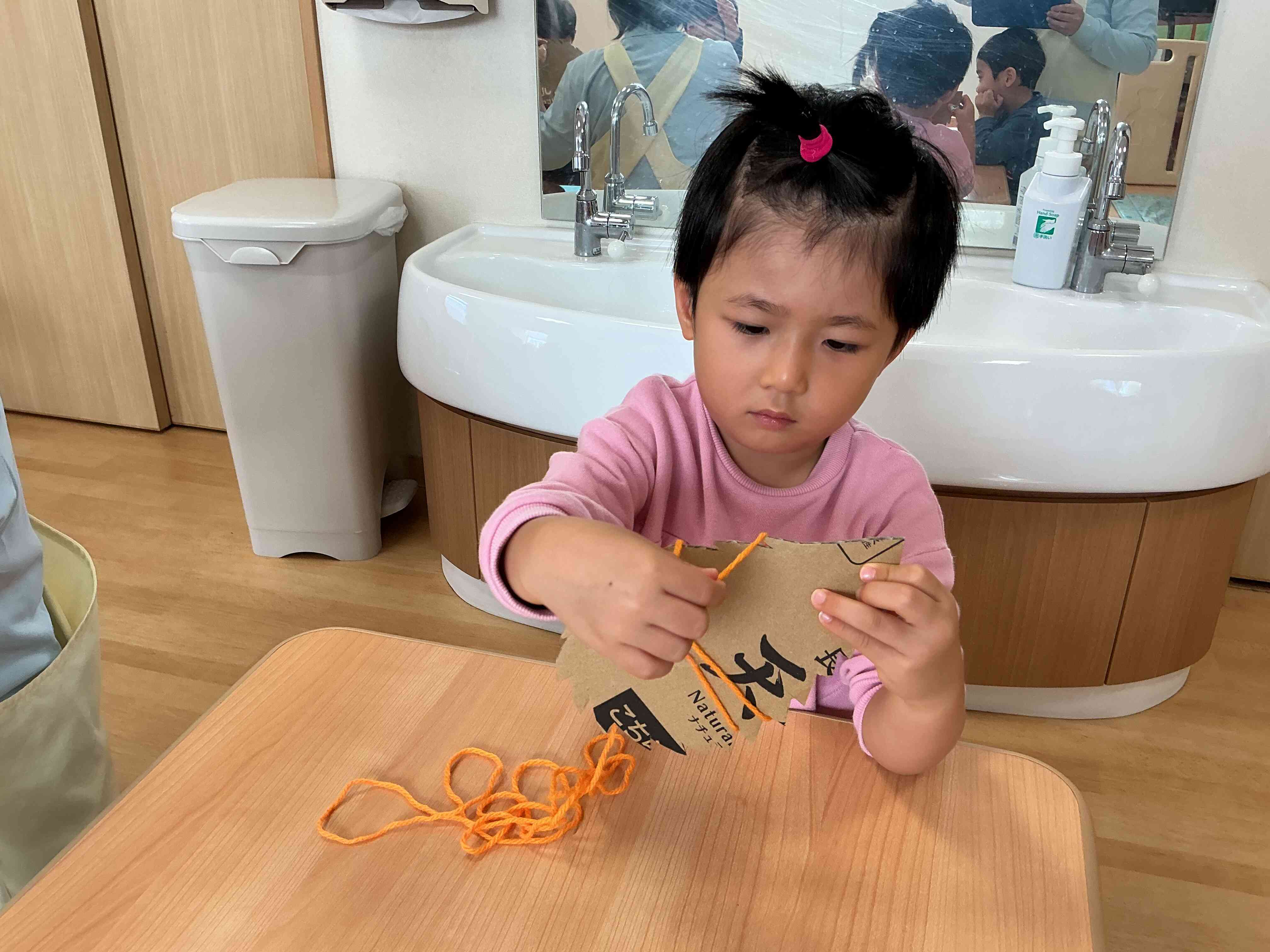 真剣な表情で取り組んだよ！