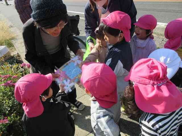 お花をいつも植えてくださってありがとう