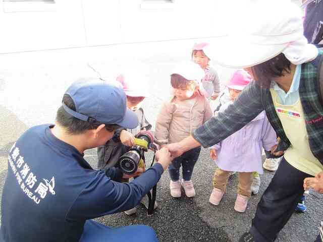 ホースは重たいね