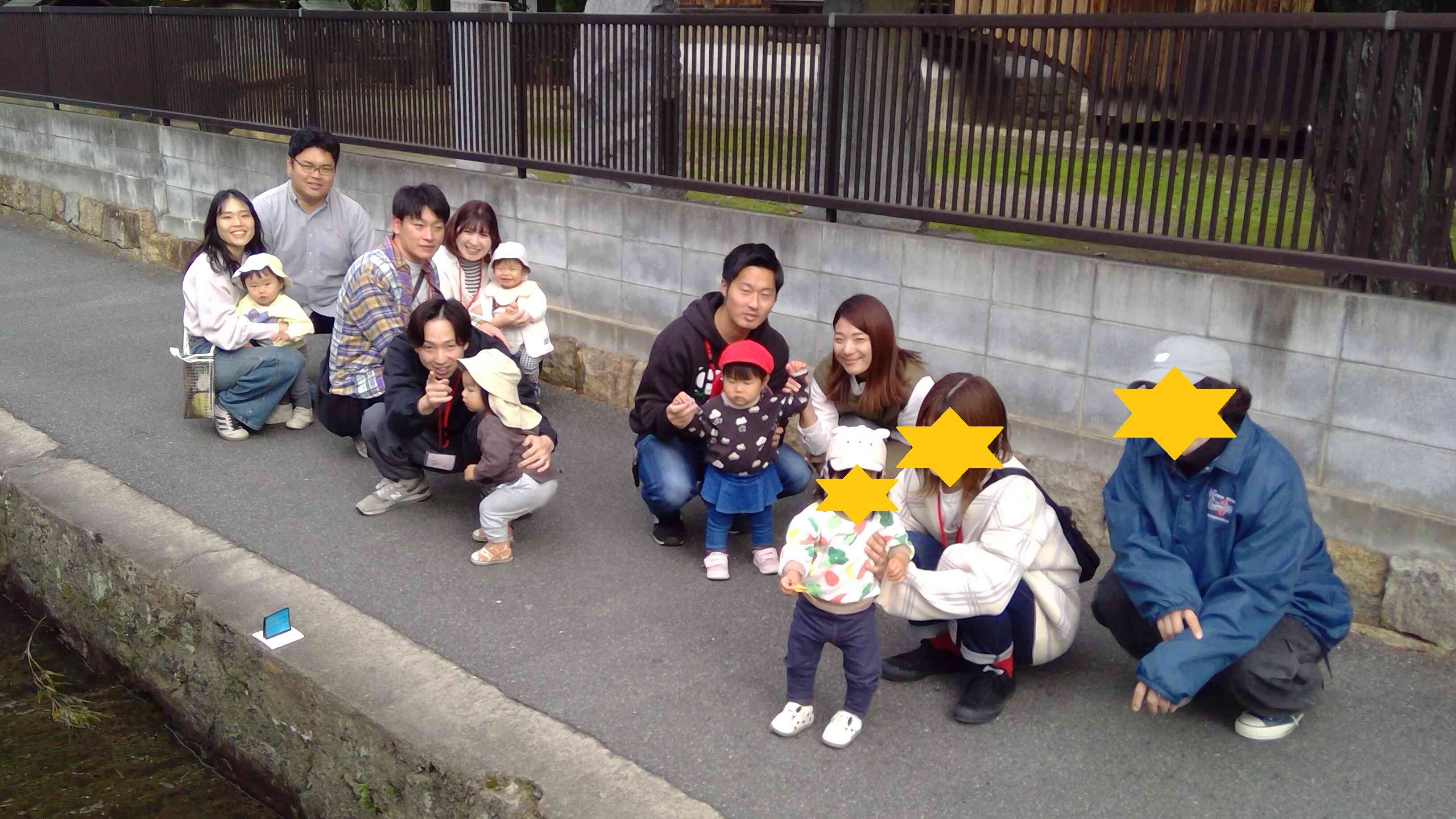 ひよこ組の親子参観(0歳児)