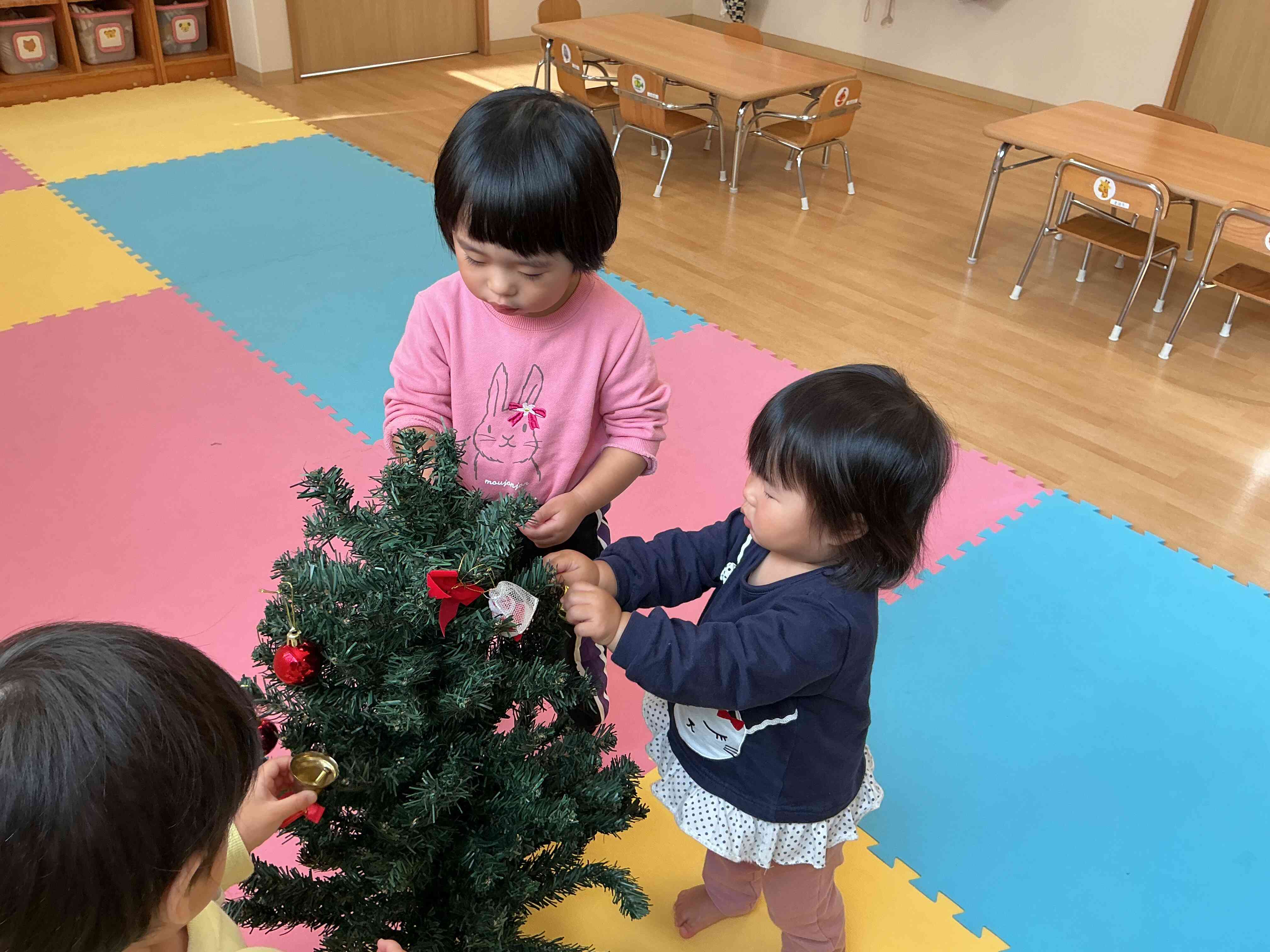 飾りが増えてきたね。