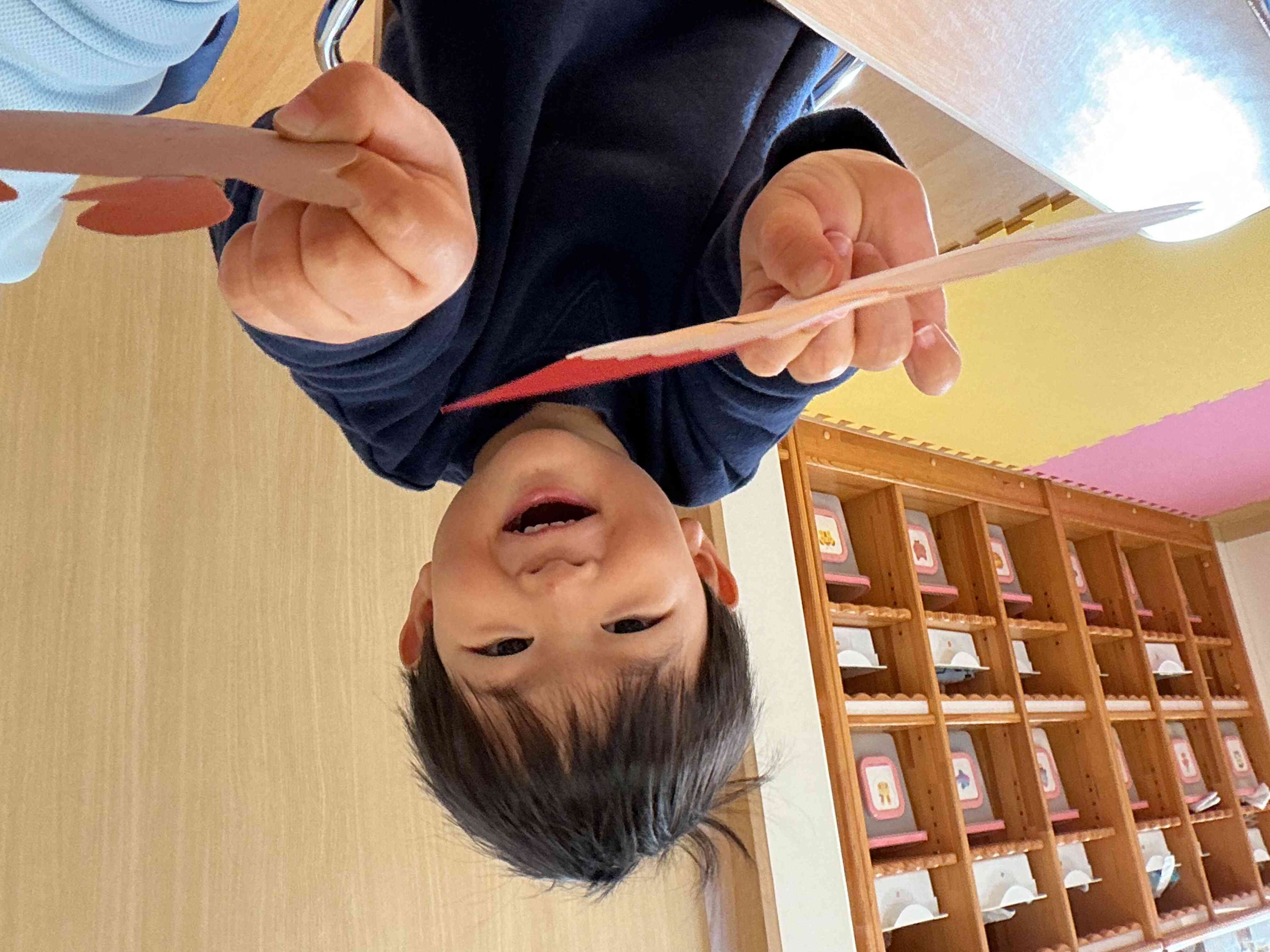 サンタさんとトナカイさん作ったよーん！