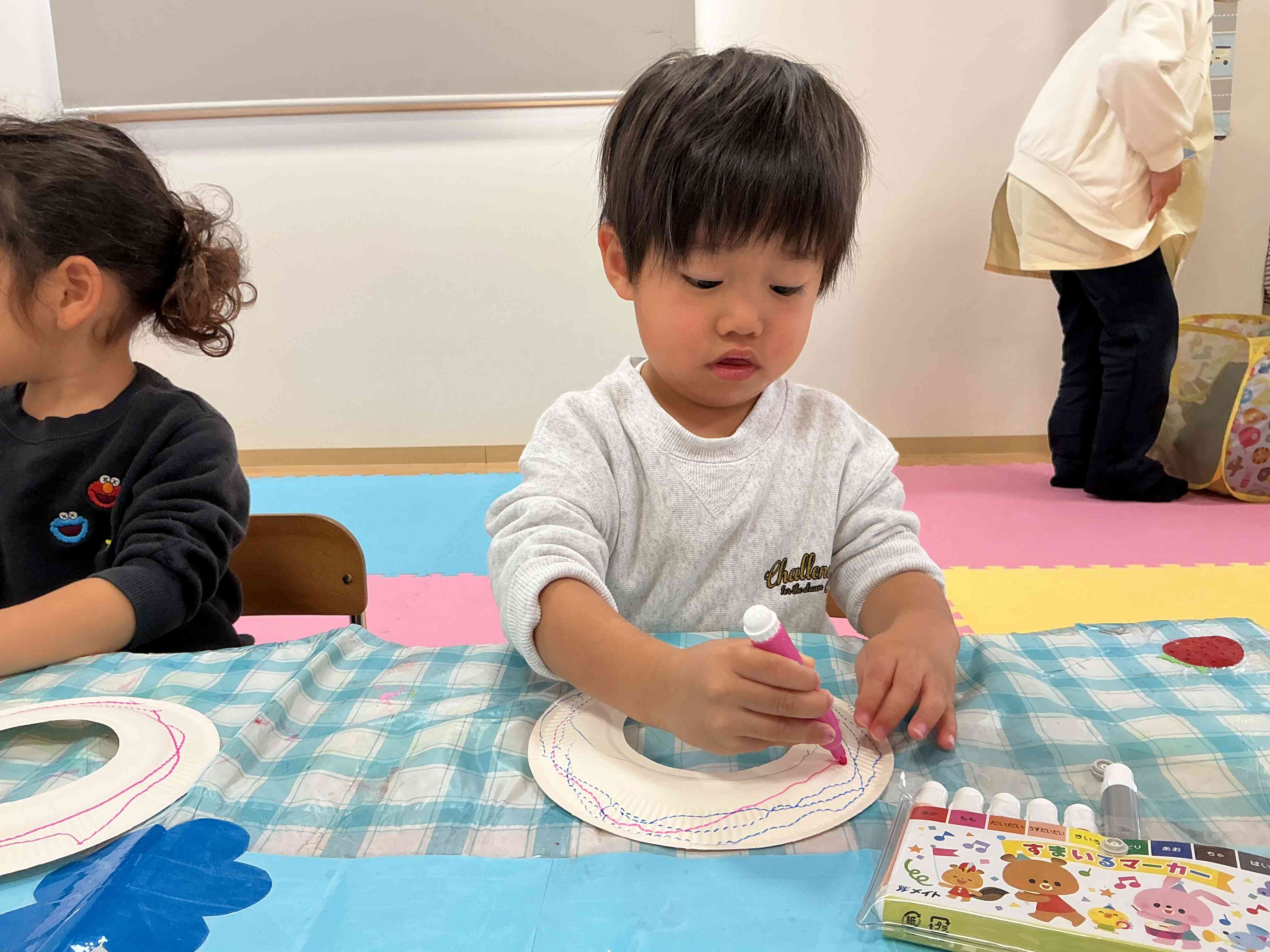 ペンの持ち方が上手！