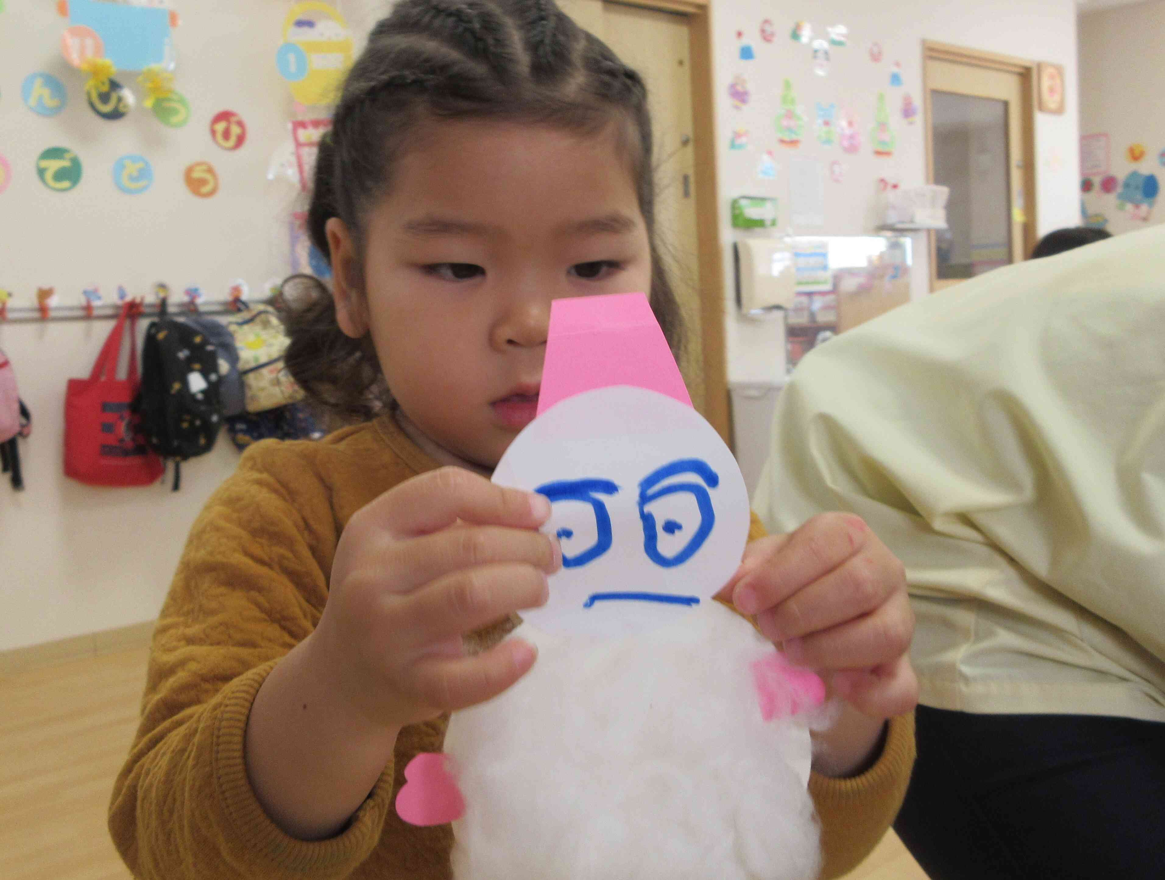 雪だるま、完成！