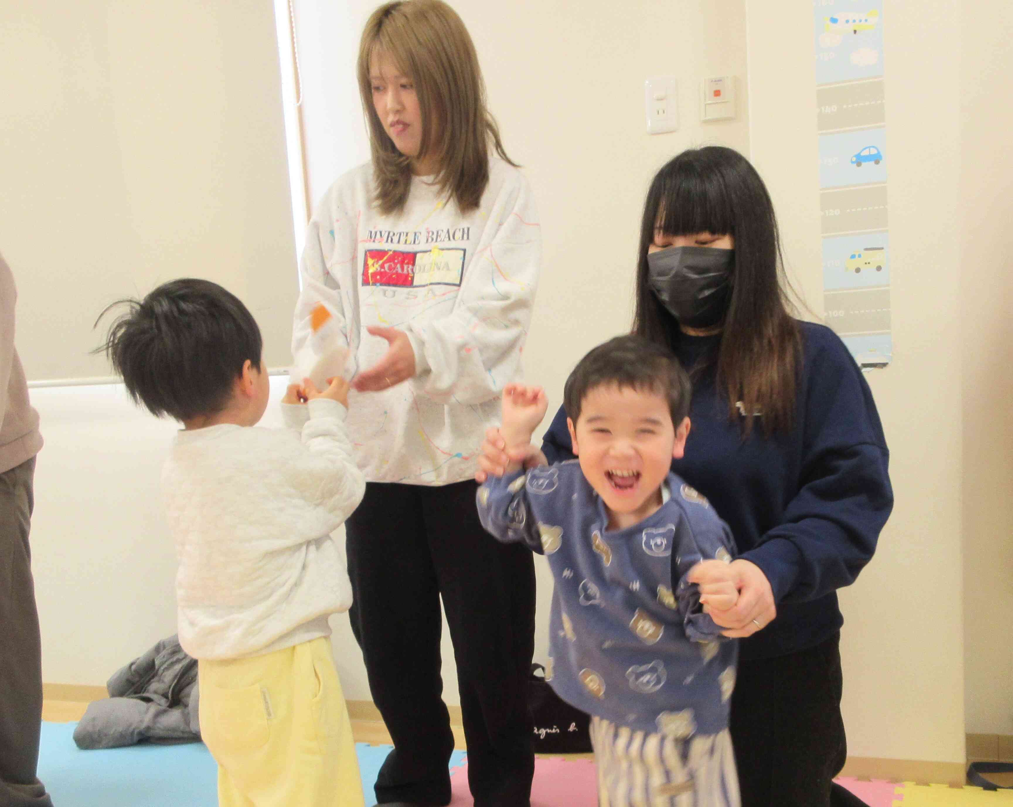 お母さんと一緒で嬉しいね。