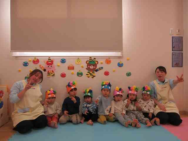 お面にあってるね