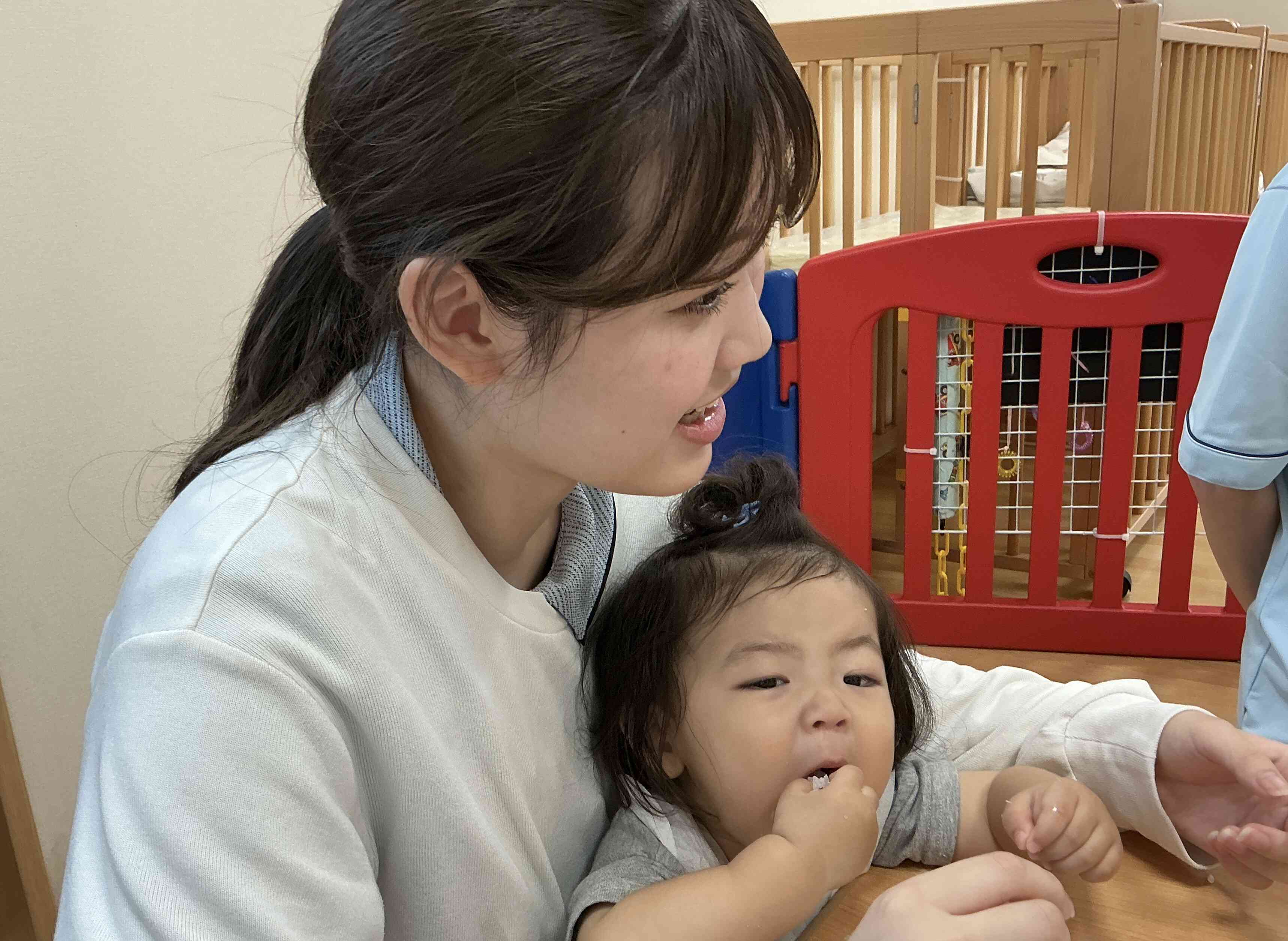 お母さんの膝は特等席