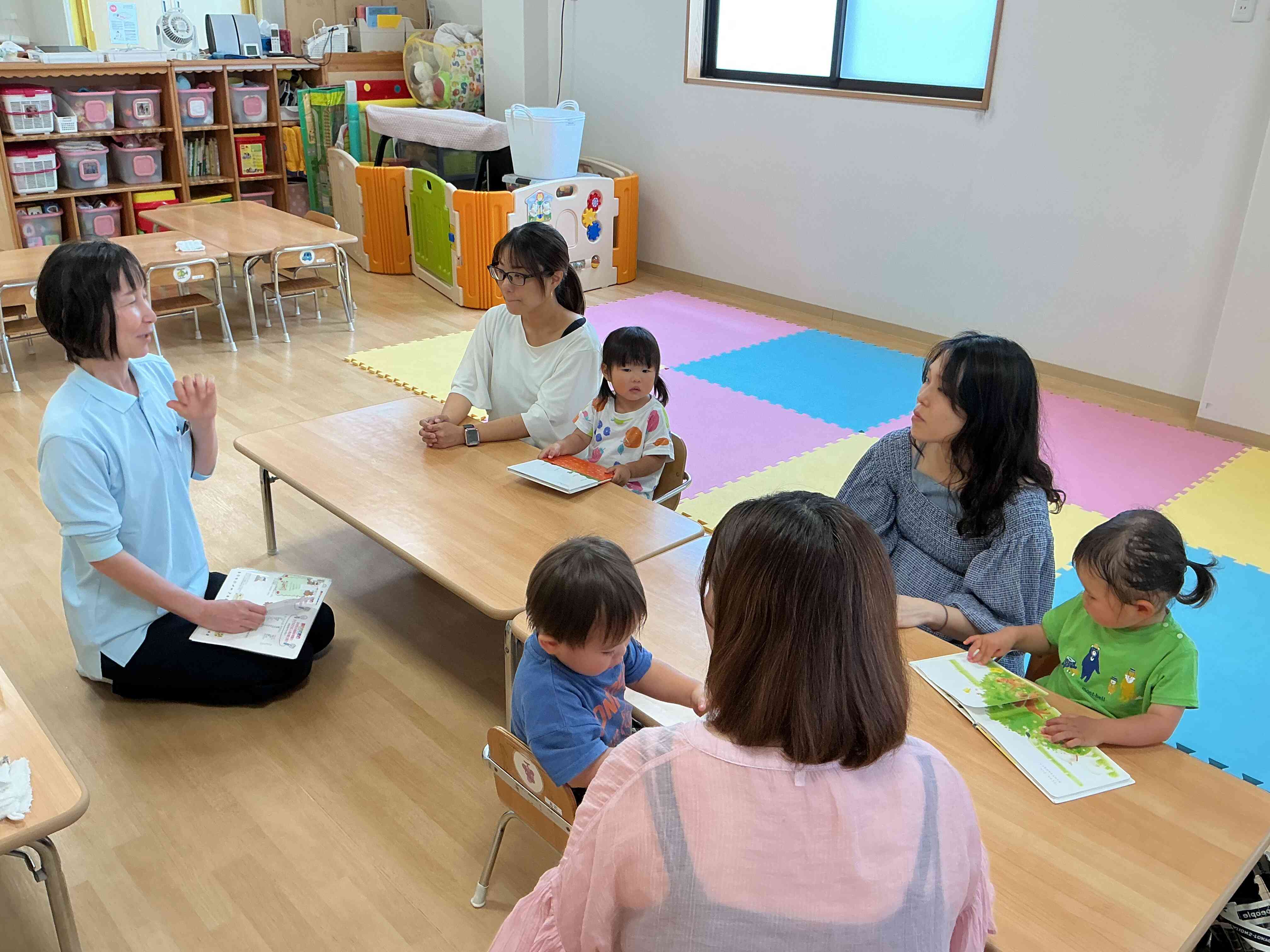 親子給食試食会あひる組(1歳児)
