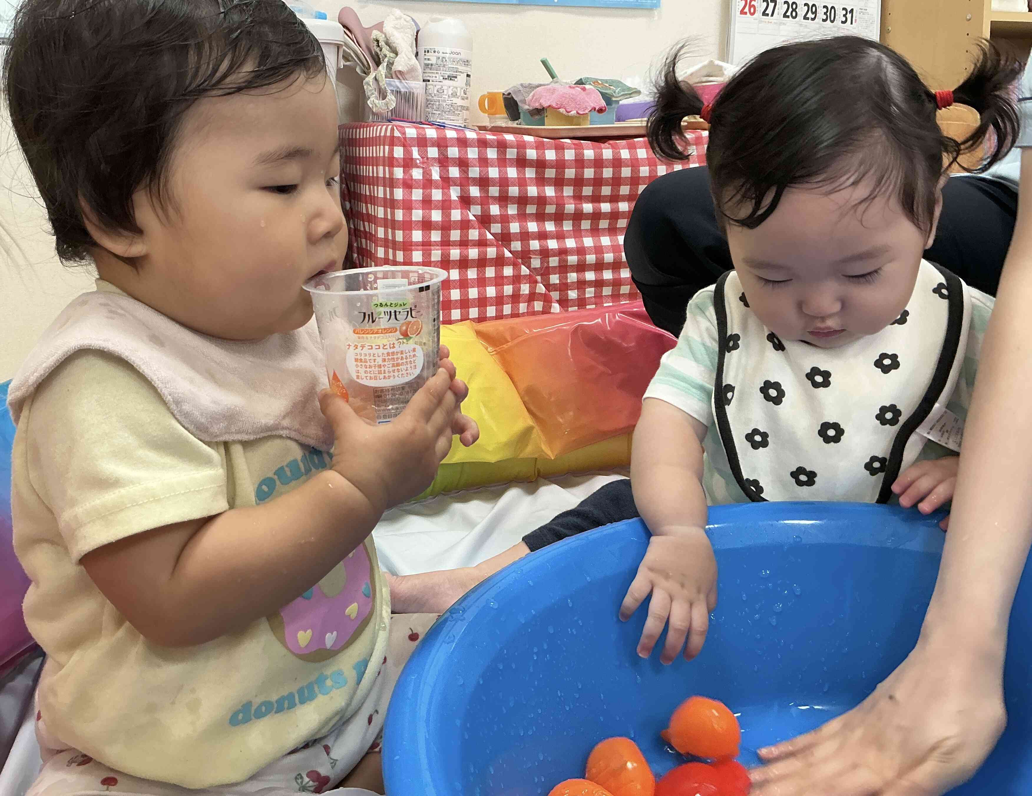 冷たくて気持ちいい〜