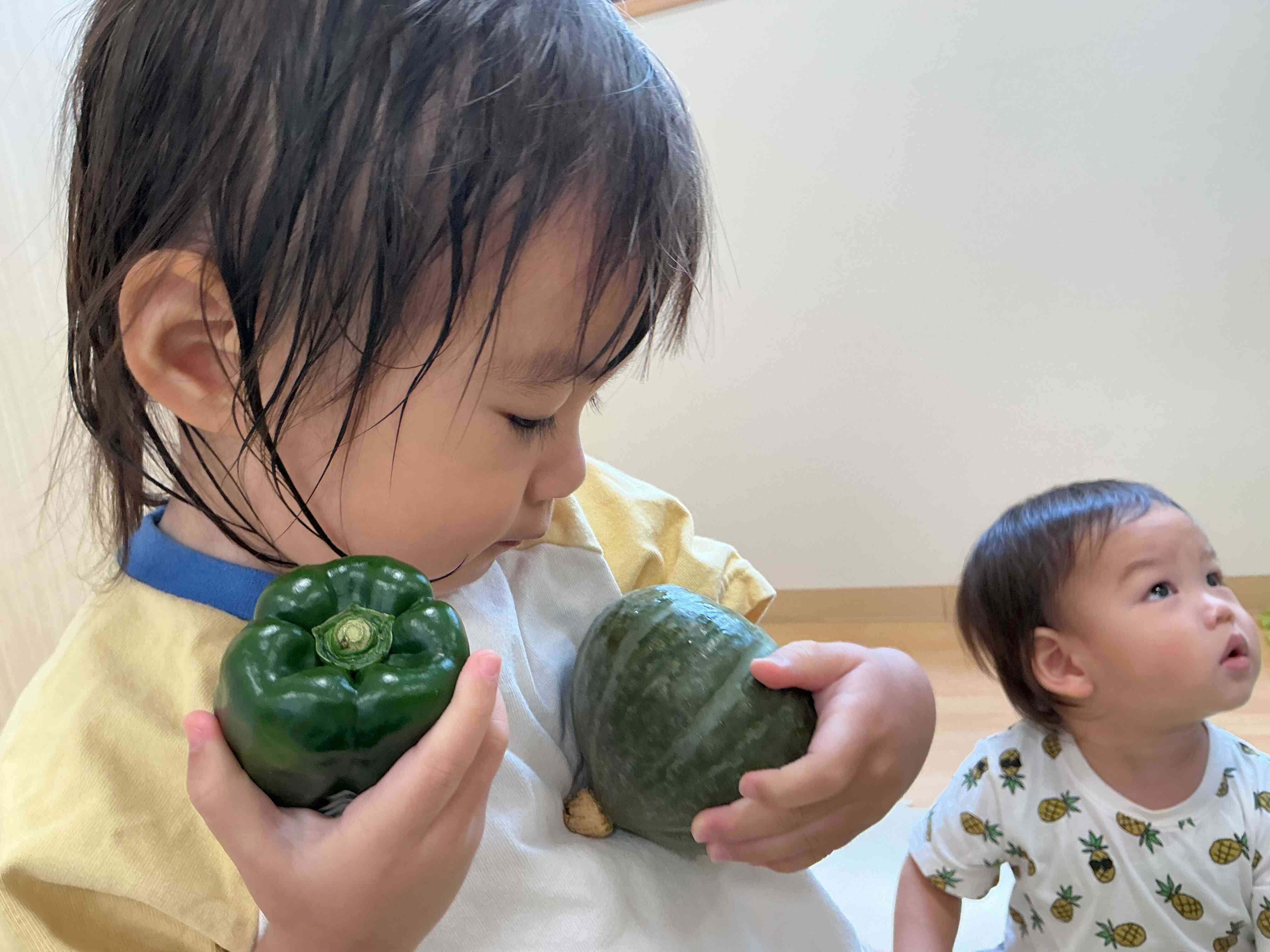 8月のあひる組(1歳児)