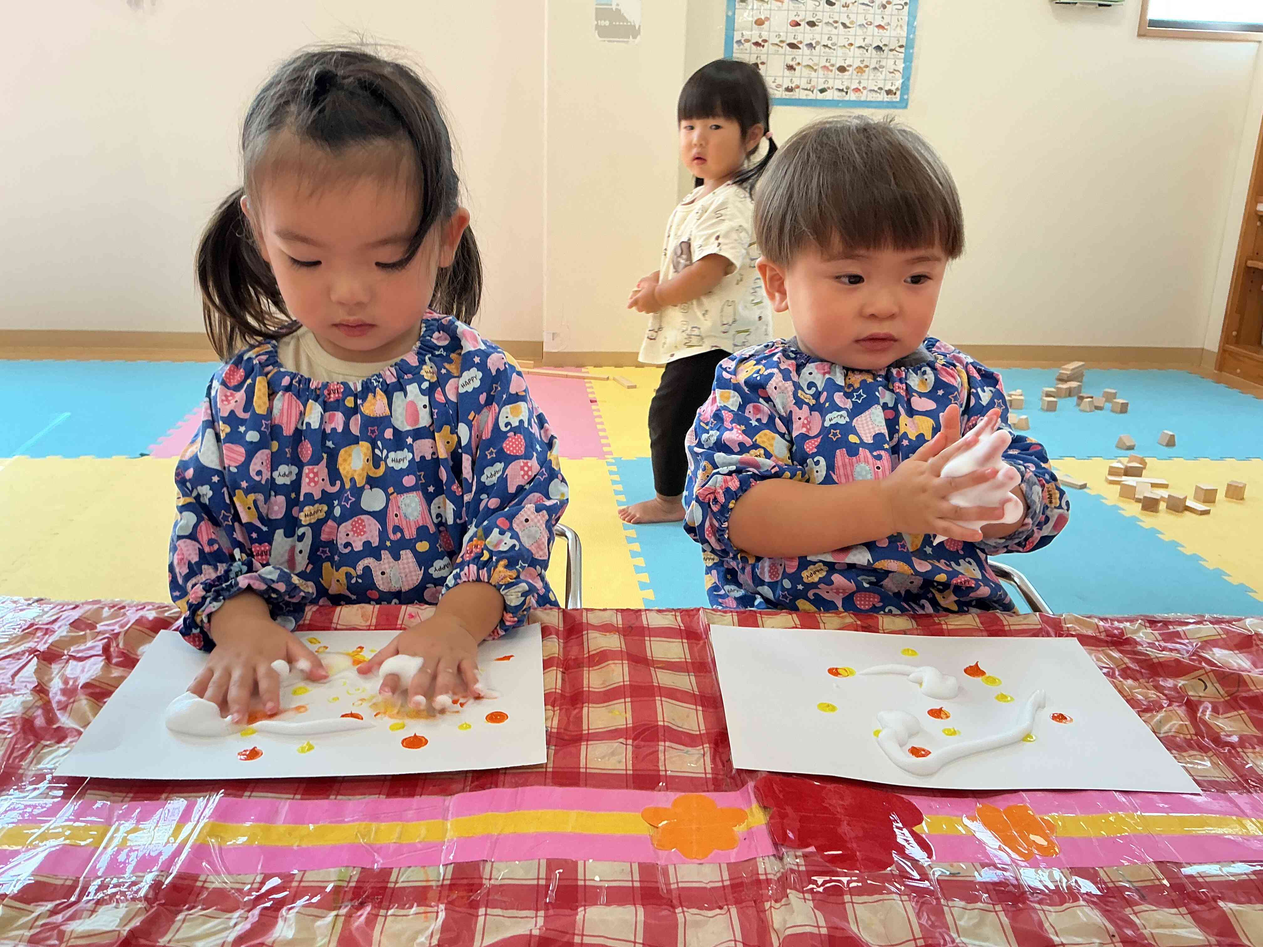 9月のあひる組(1歳児)