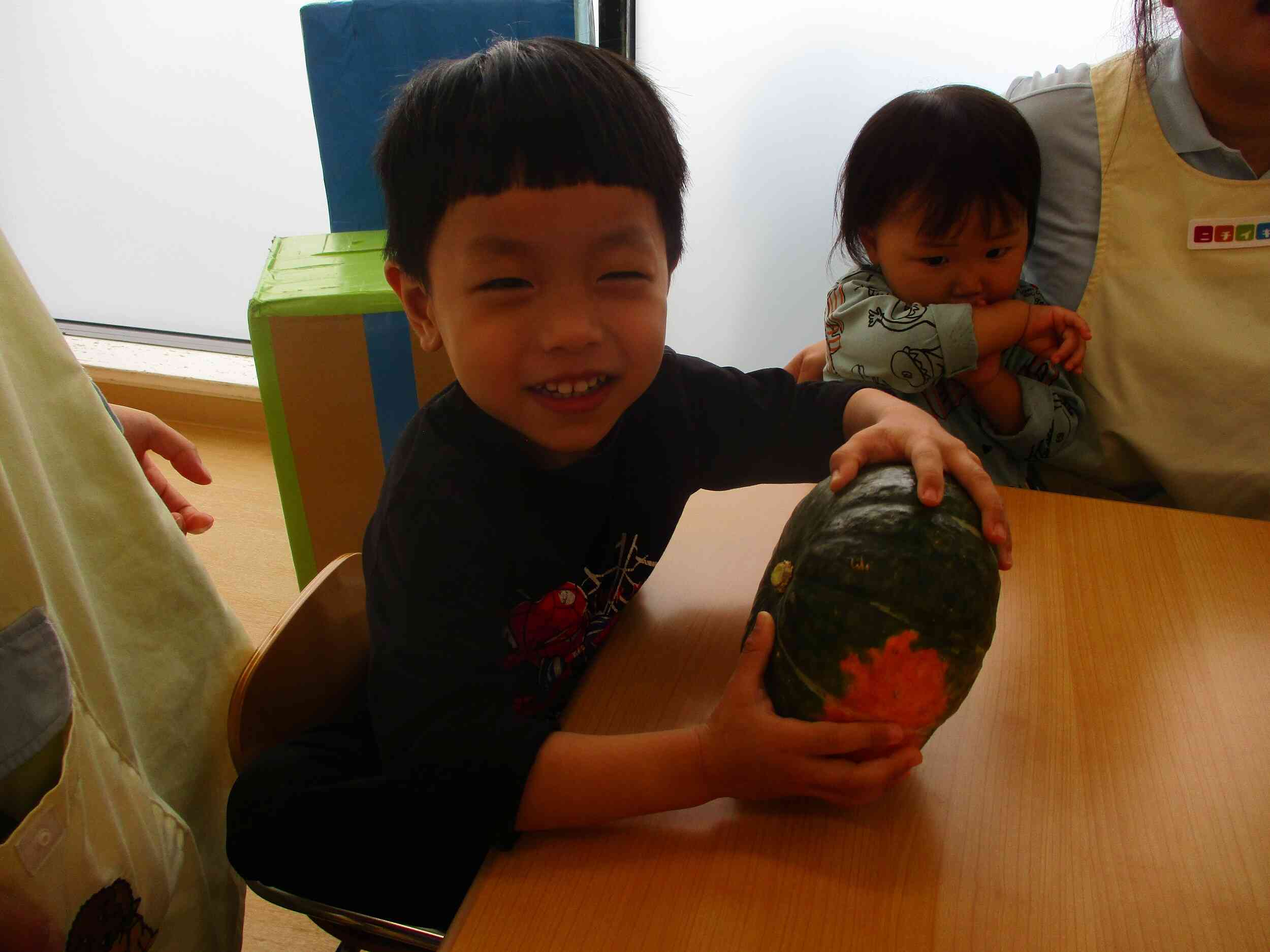 10月の食育はカボチャ!