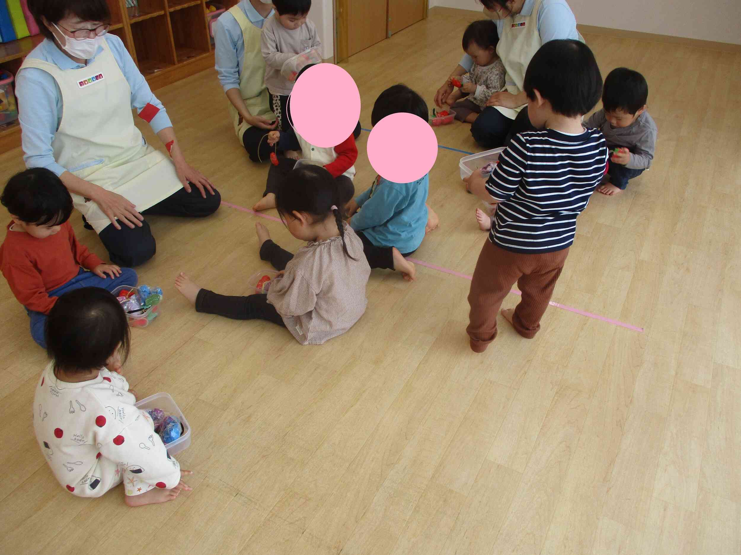 いちご狩り遊び。