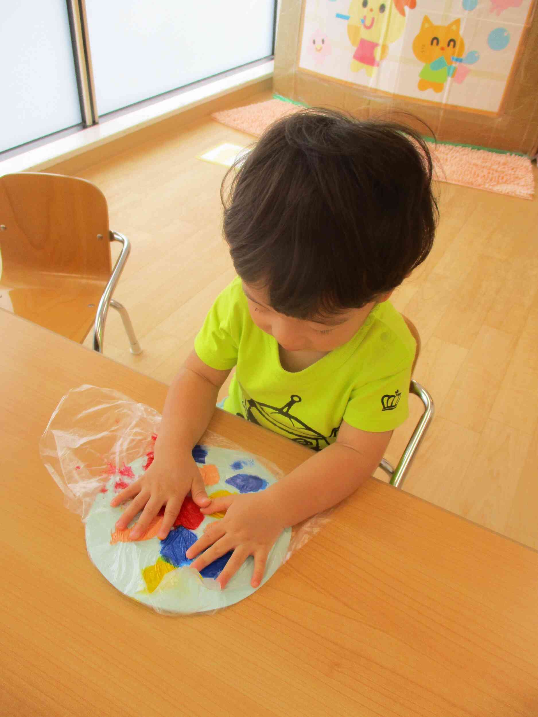 8月の製作。（あひる組）