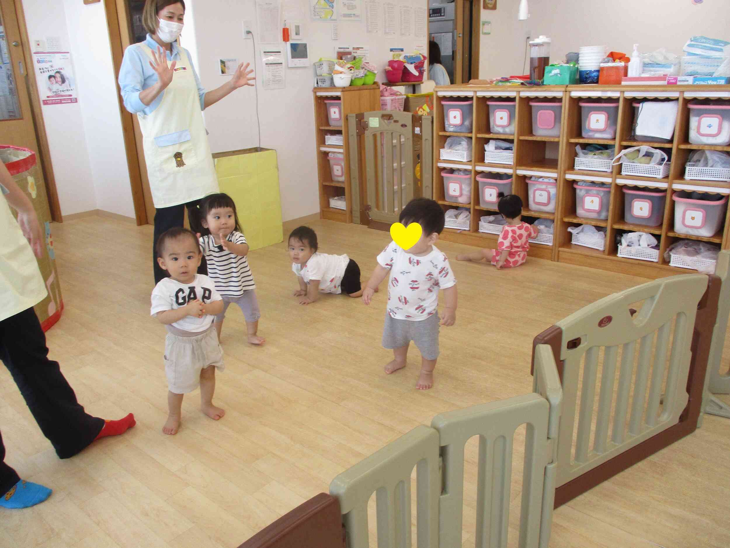 ひよこ組のお友だちも一緒に参加したよ~。