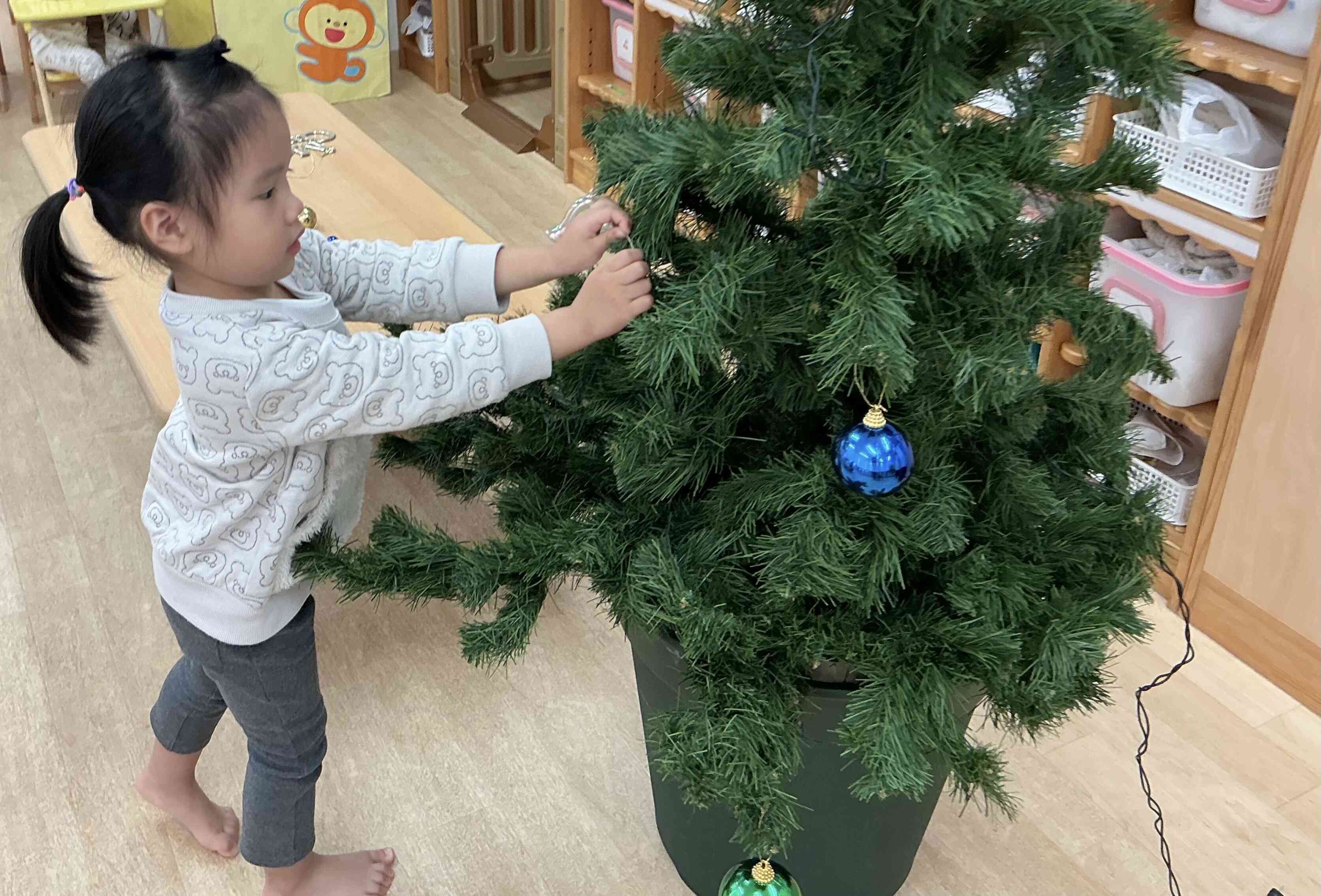 ここにしよ〜。