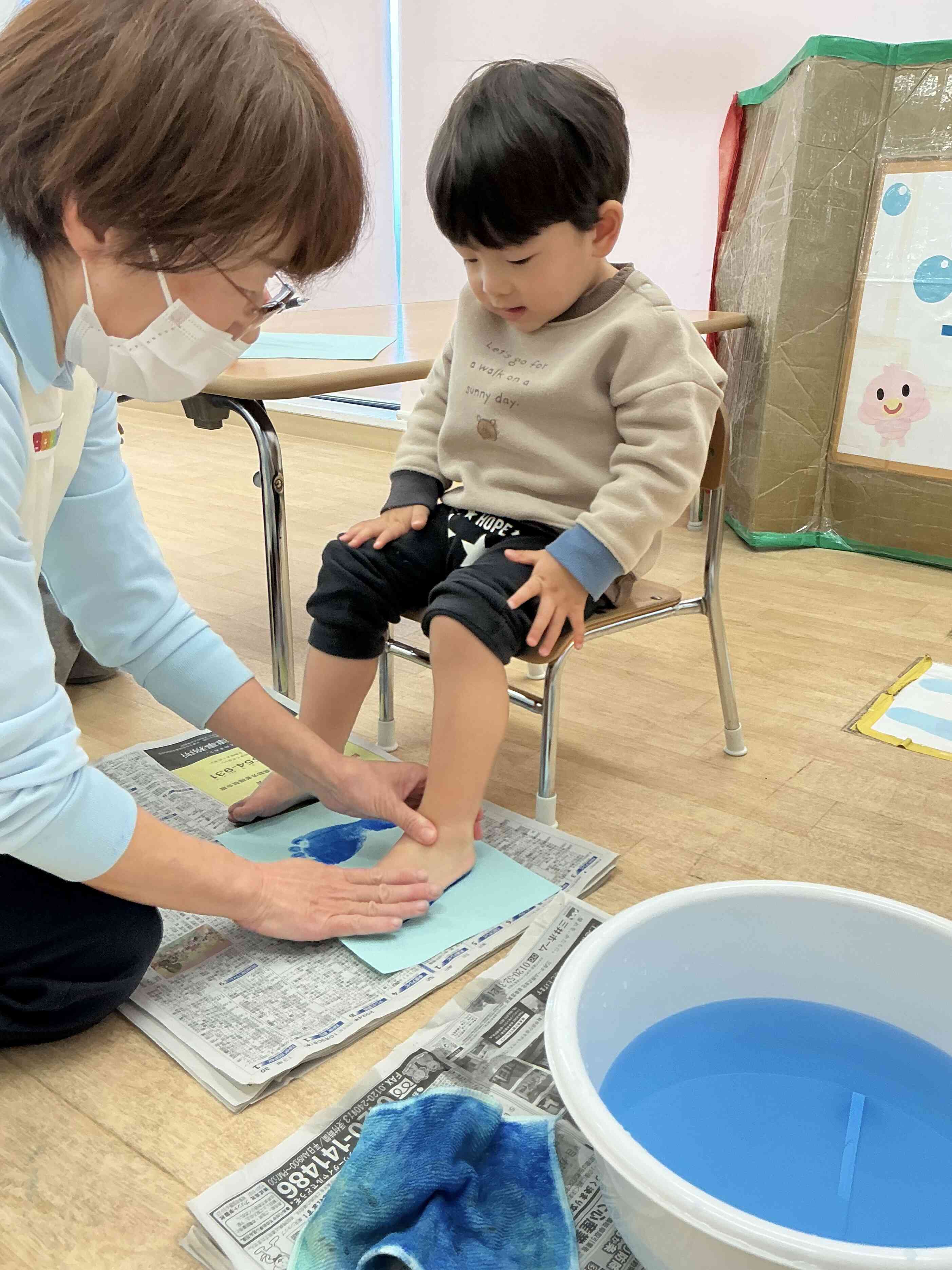 あひる組。（ペンギン）