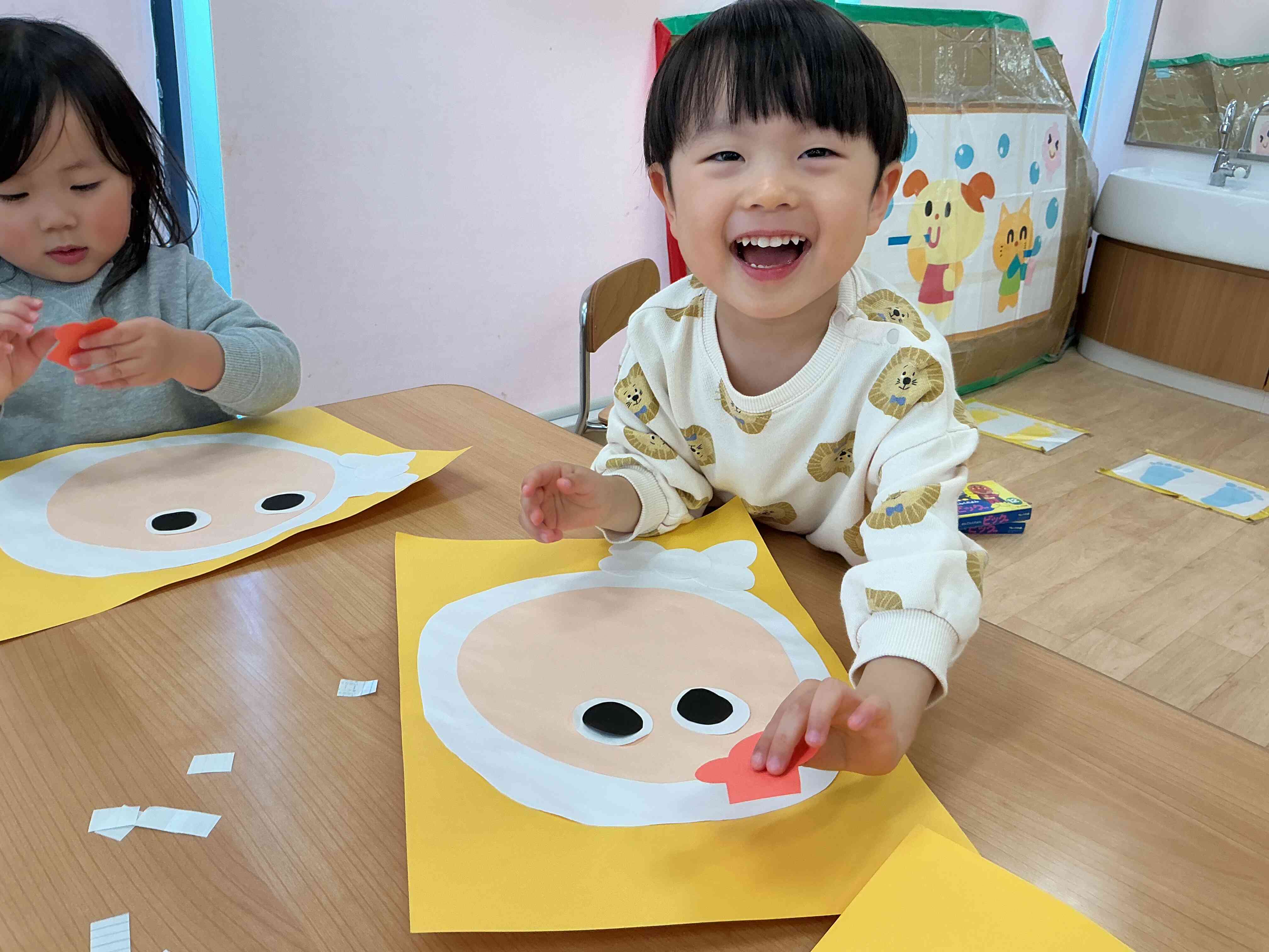 鼻ここにしよっかな。