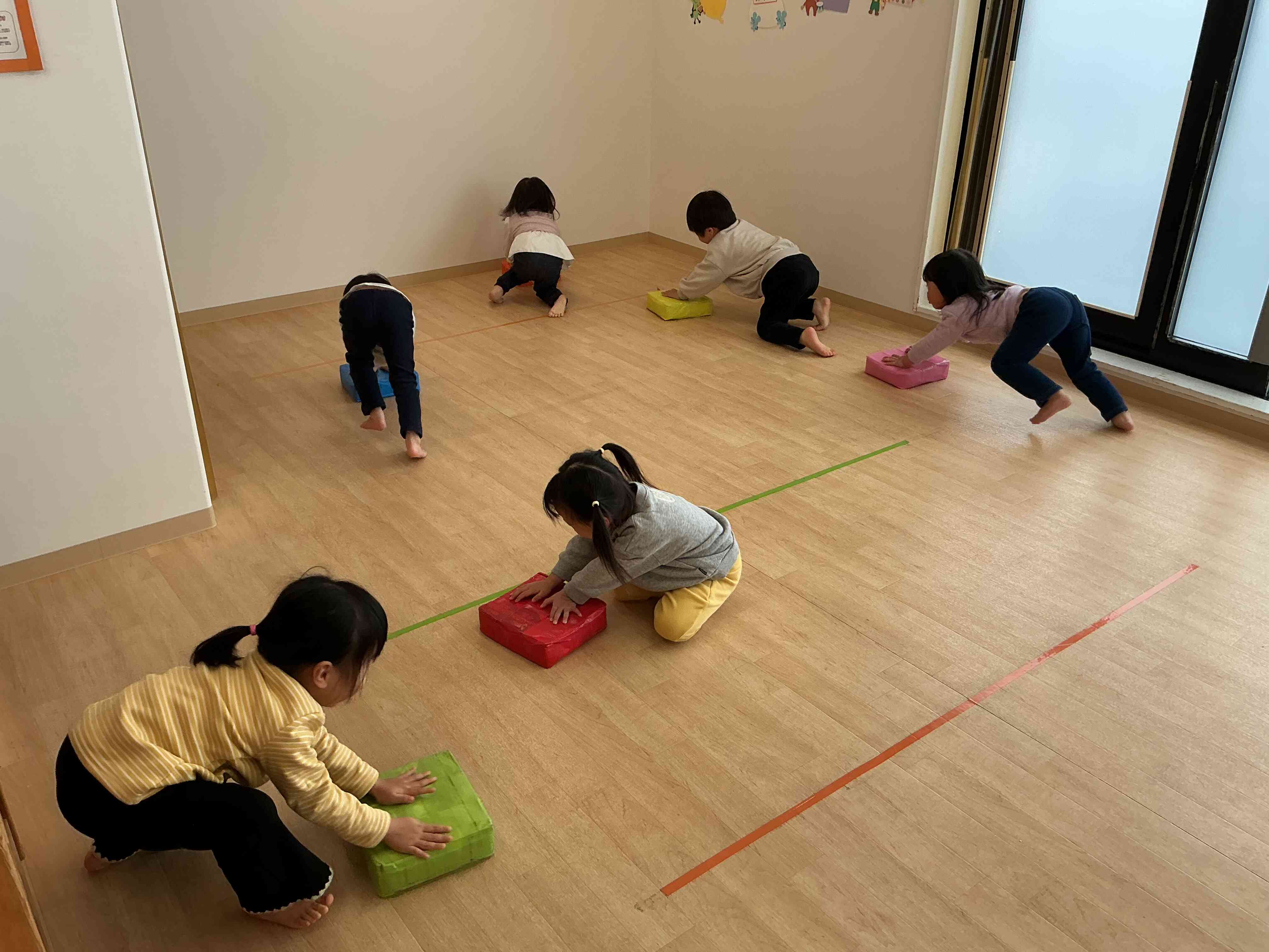 お次は、雑巾がけ！