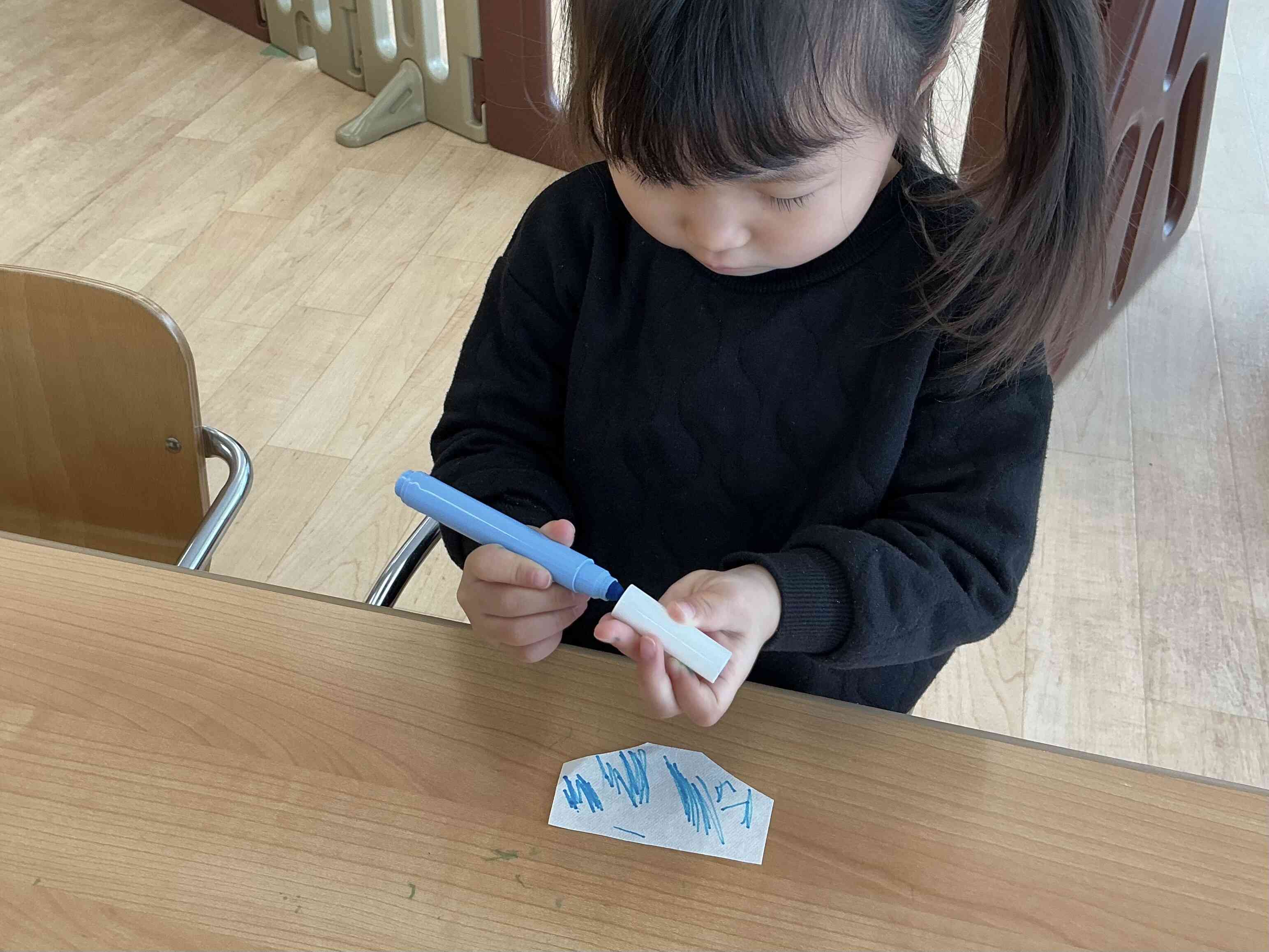 自分でキャップもできるよ！