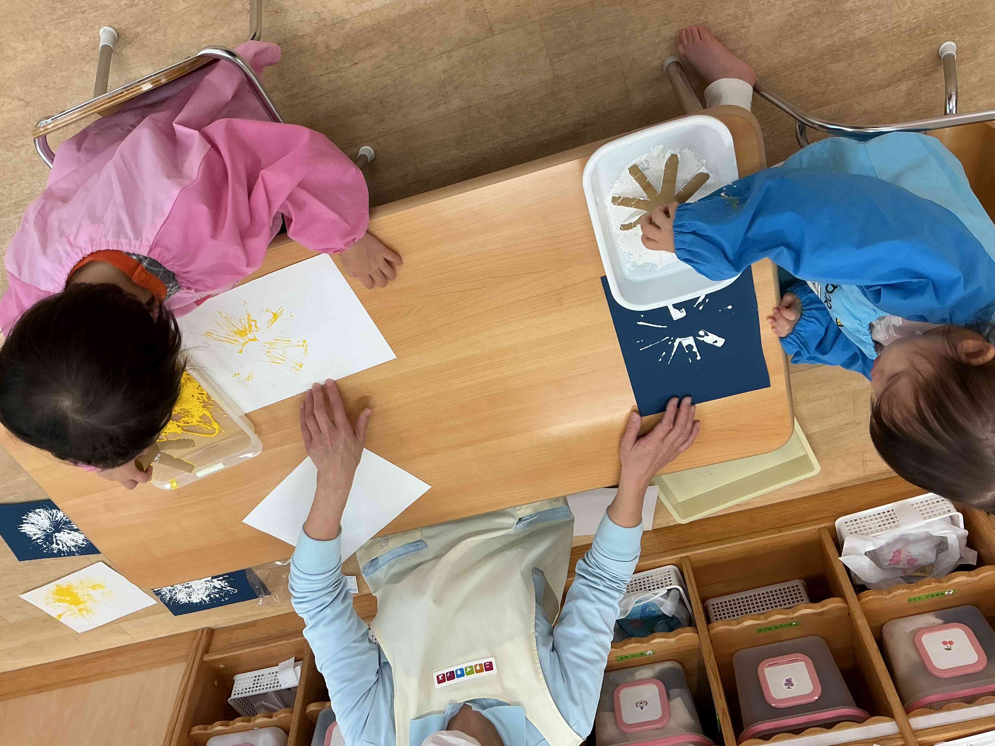 「黄色も早くスタンプしたいよ〜」