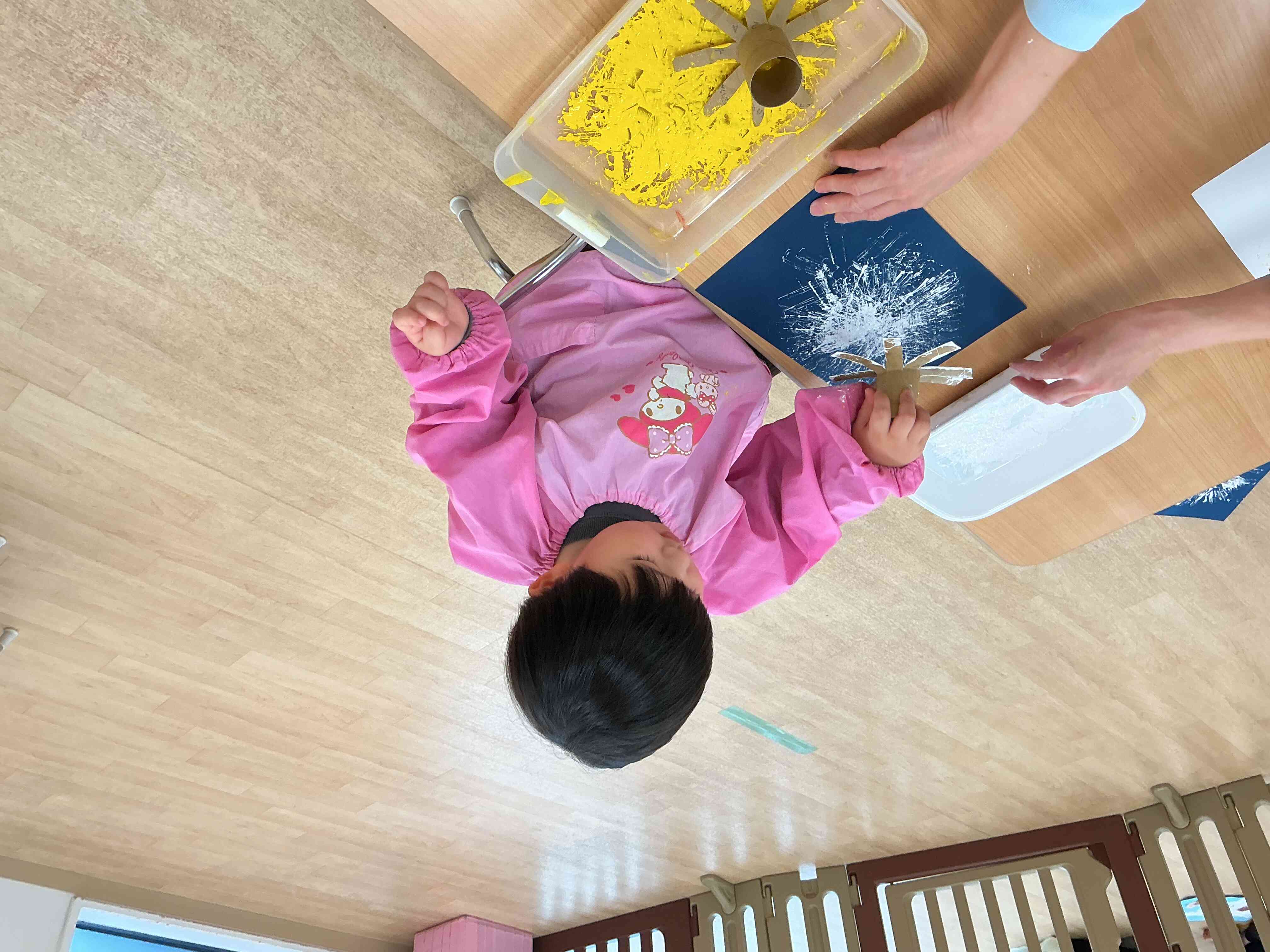 「わーいっぱいできた〜」