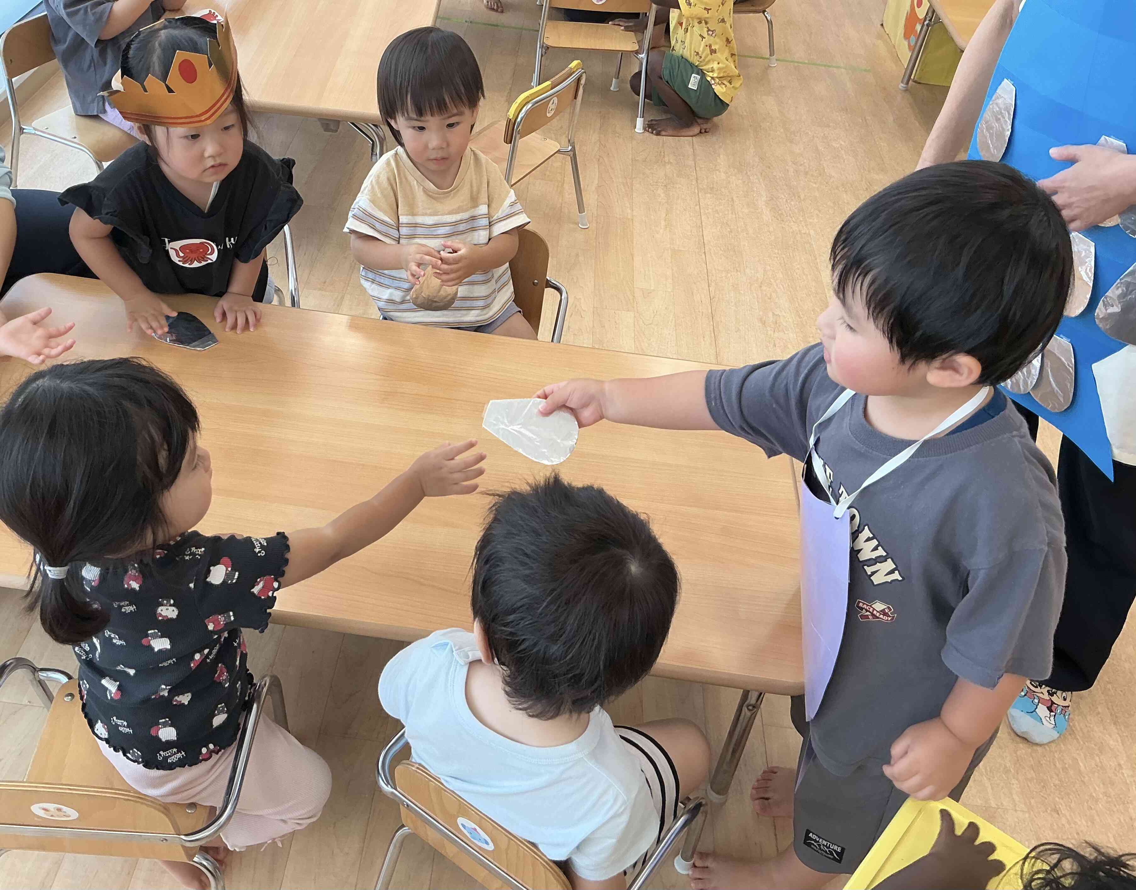 うろこをどうぞ