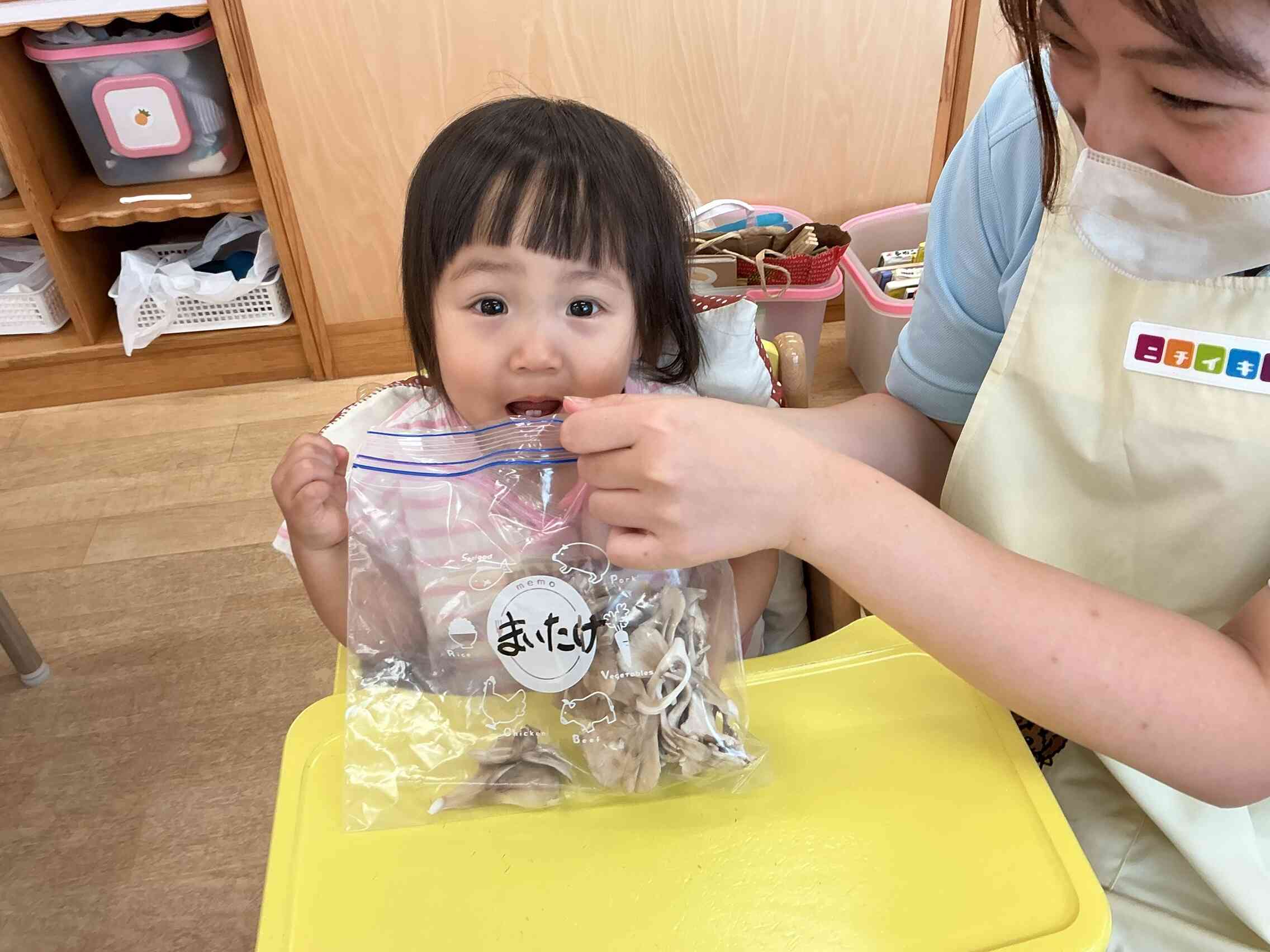 きのこの匂いだ!!