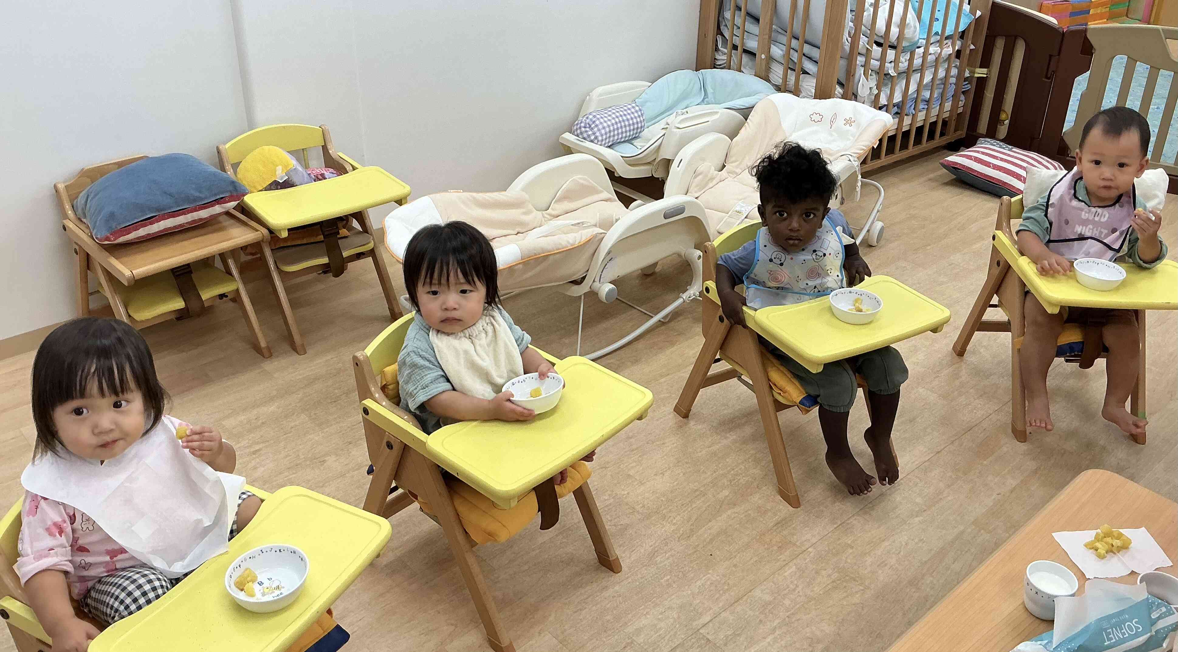 ひよこ組さんもいっぱい食べたよ!